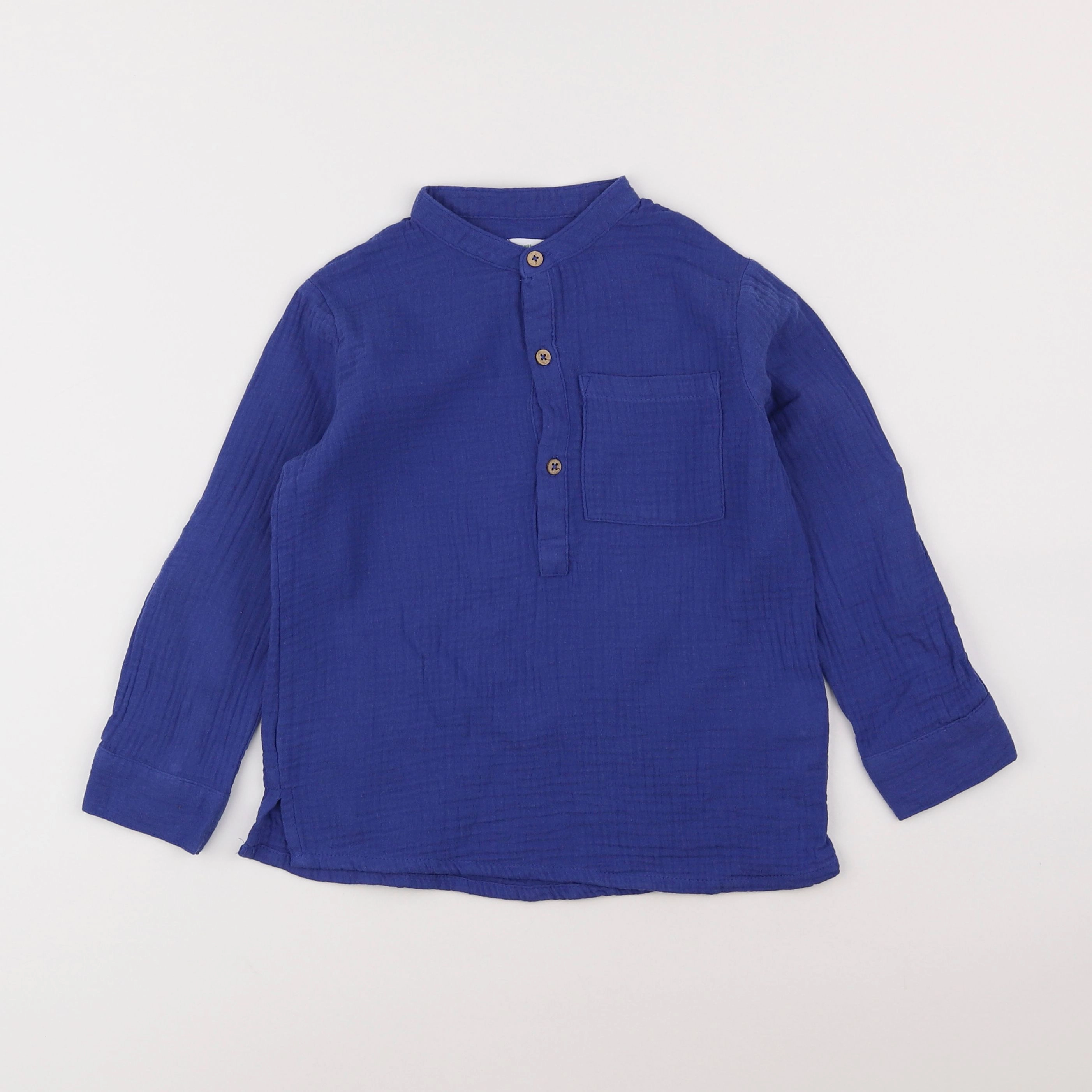 Vertbaudet - chemise bleu - 6 ans