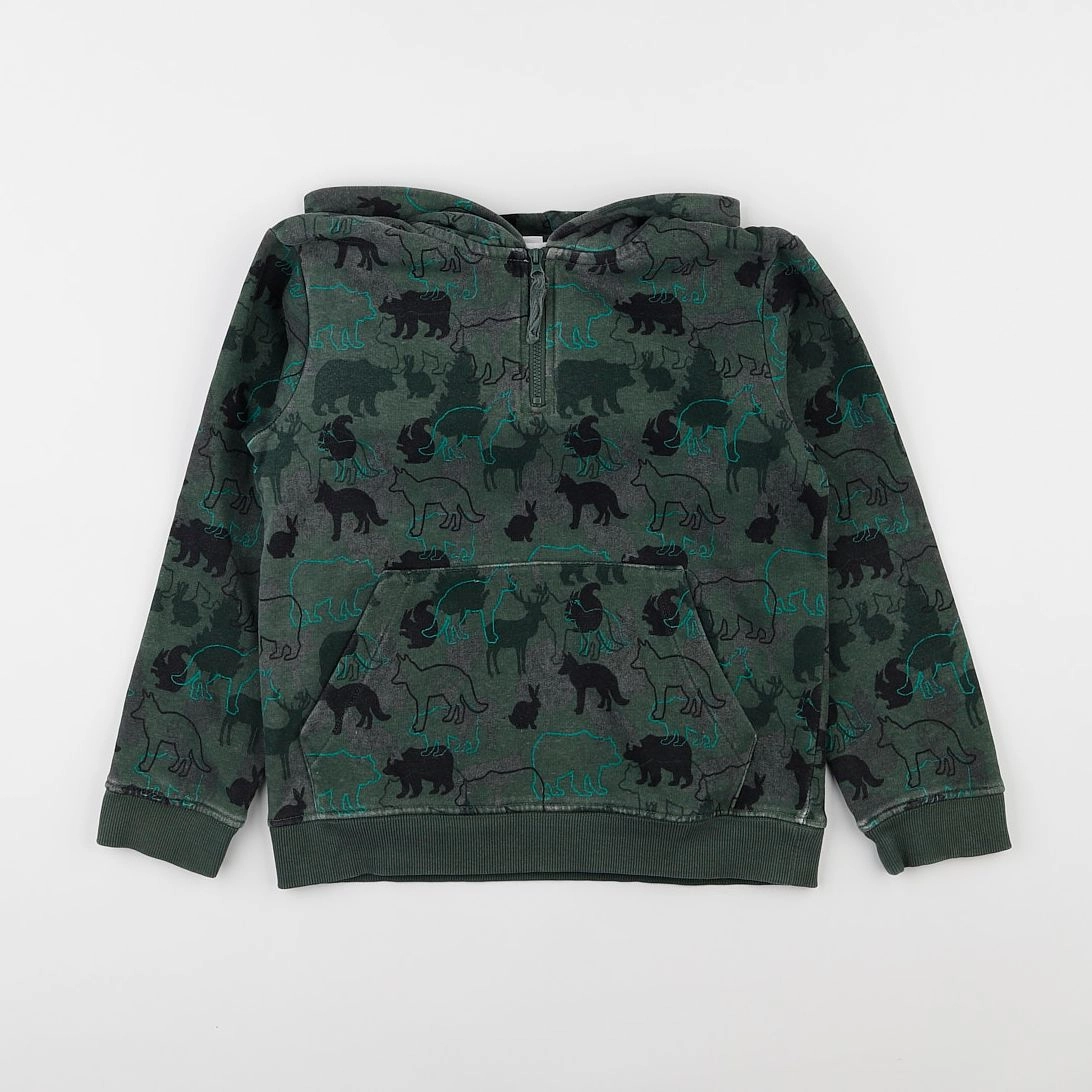 Vertbaudet - sweat vert - 10 ans