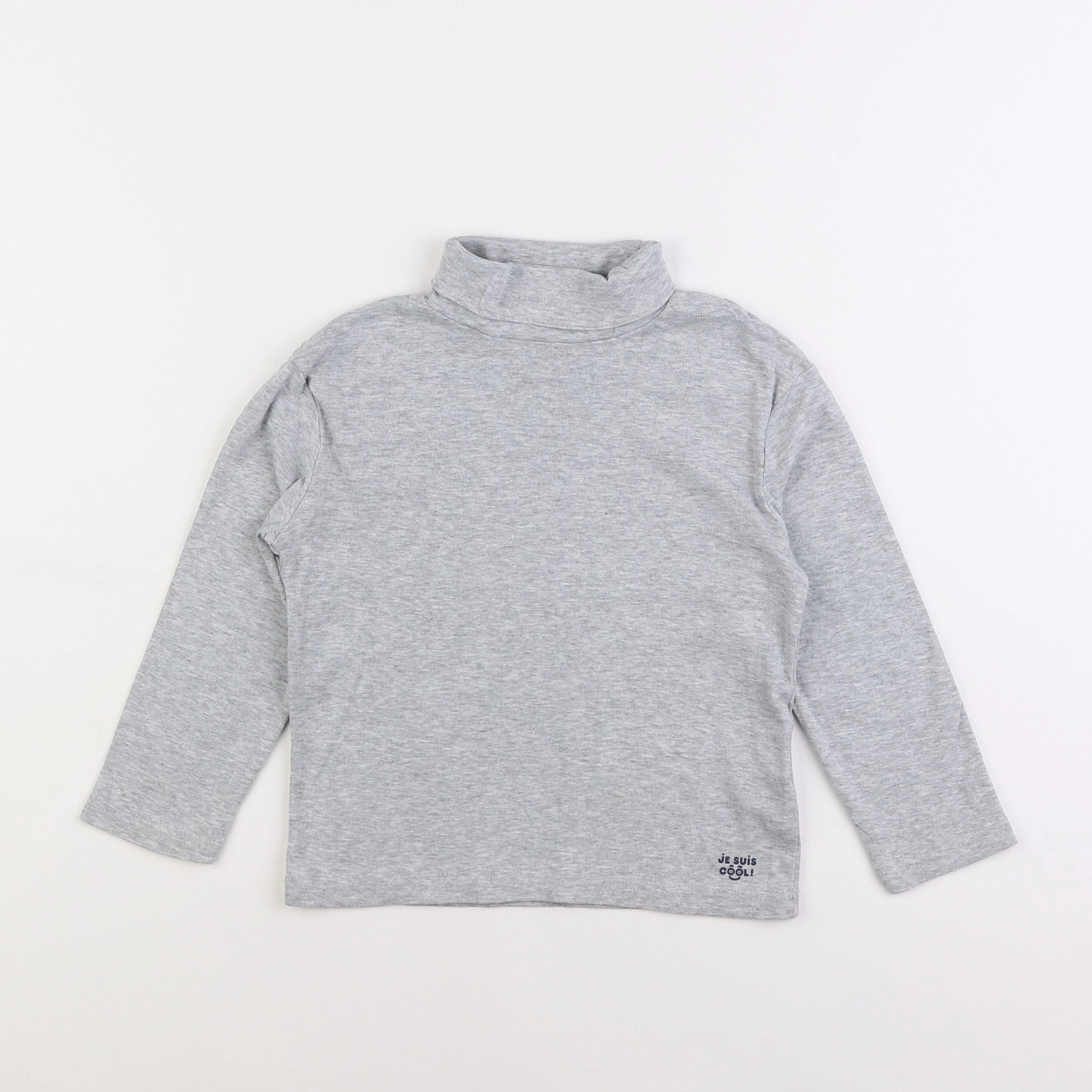 Vertbaudet - sous-pull gris - 6 ans