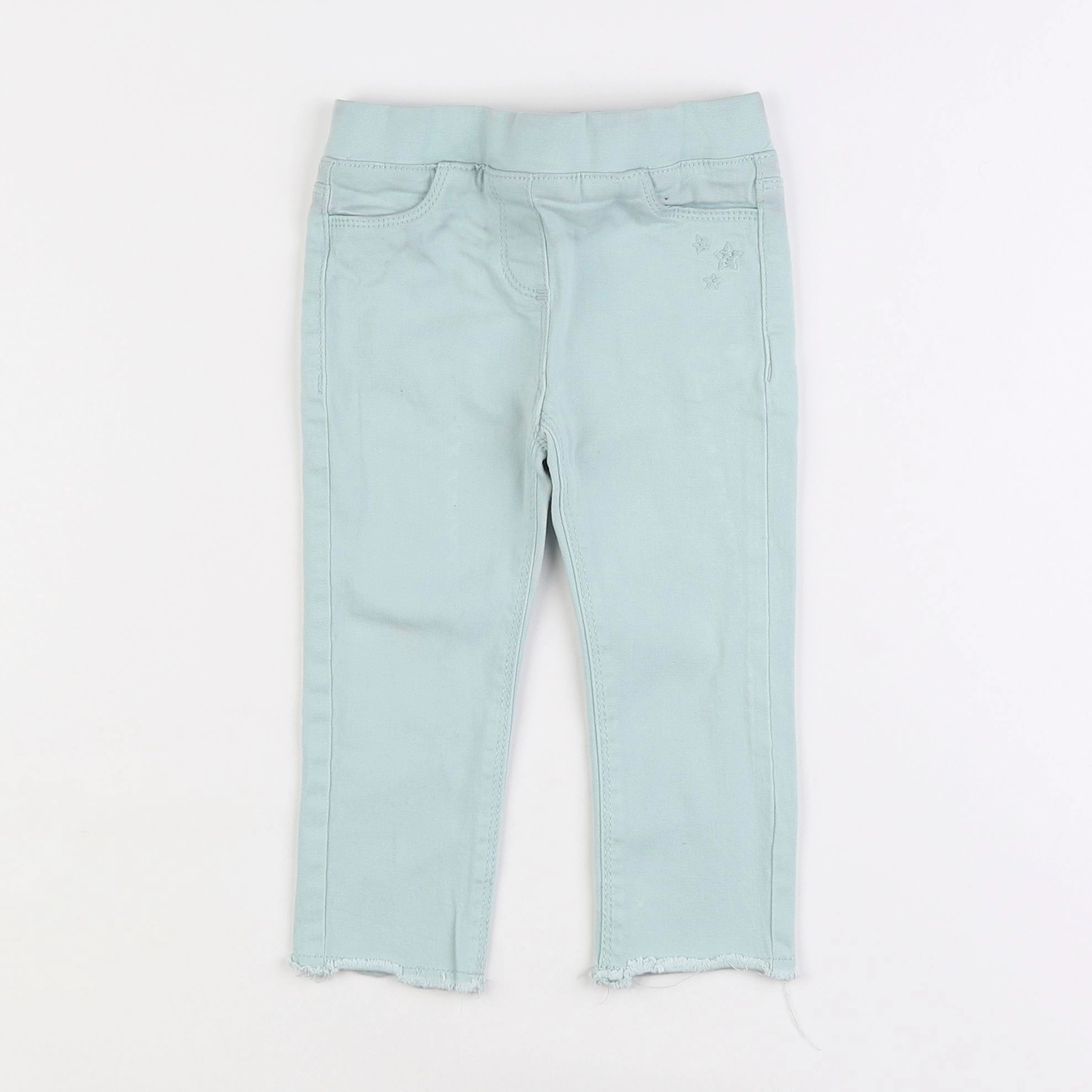 Vertbaudet - jegging vert - 2 ans