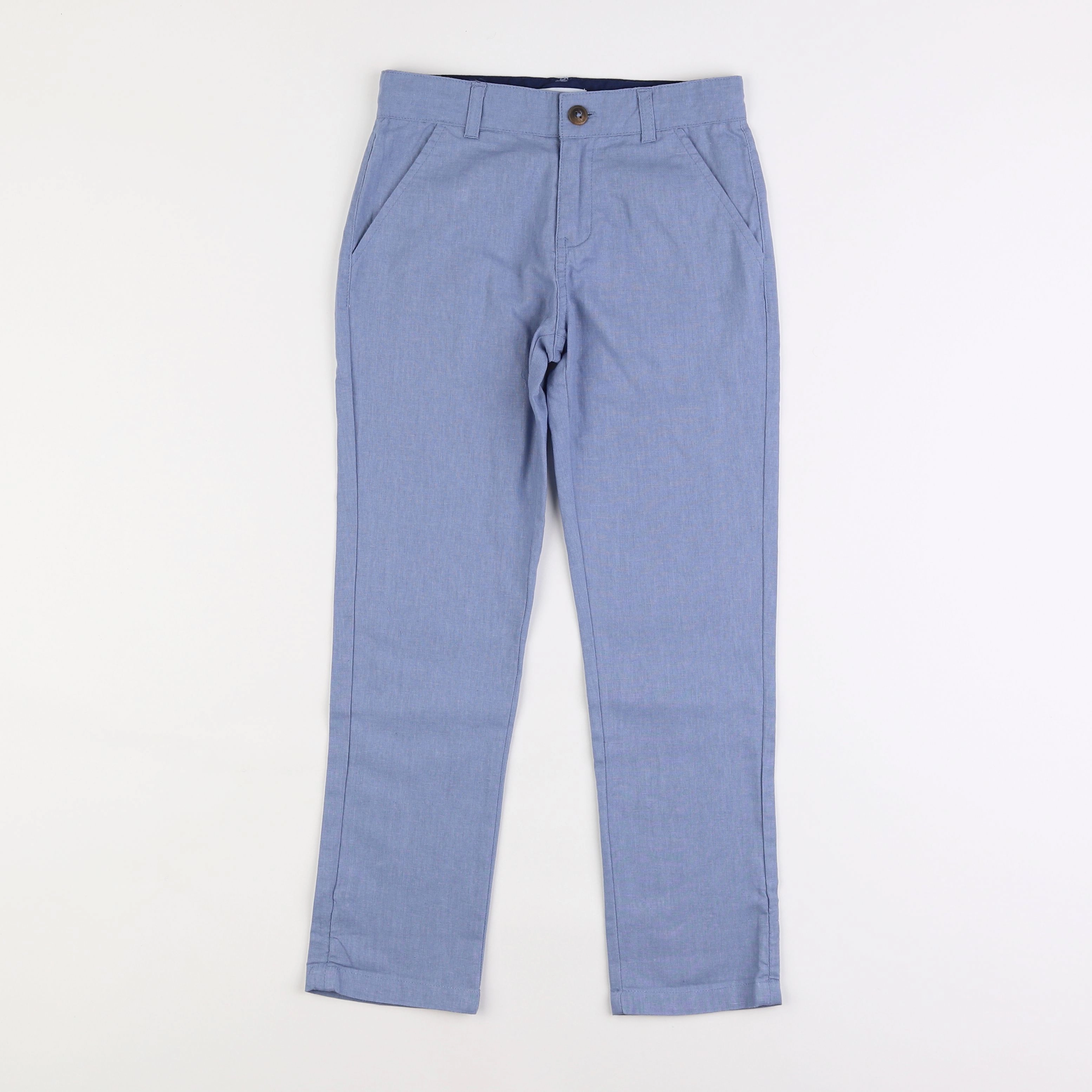 Vertbaudet - pantalon bleu - 7 ans