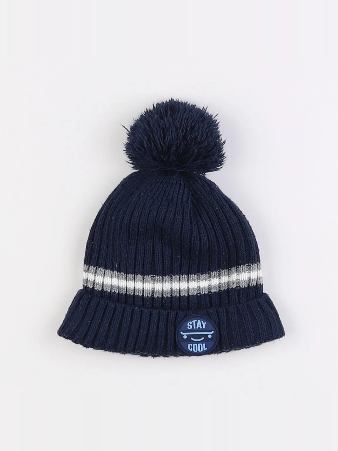 Vertbaudet - bonnet bleu - 4/6 ans