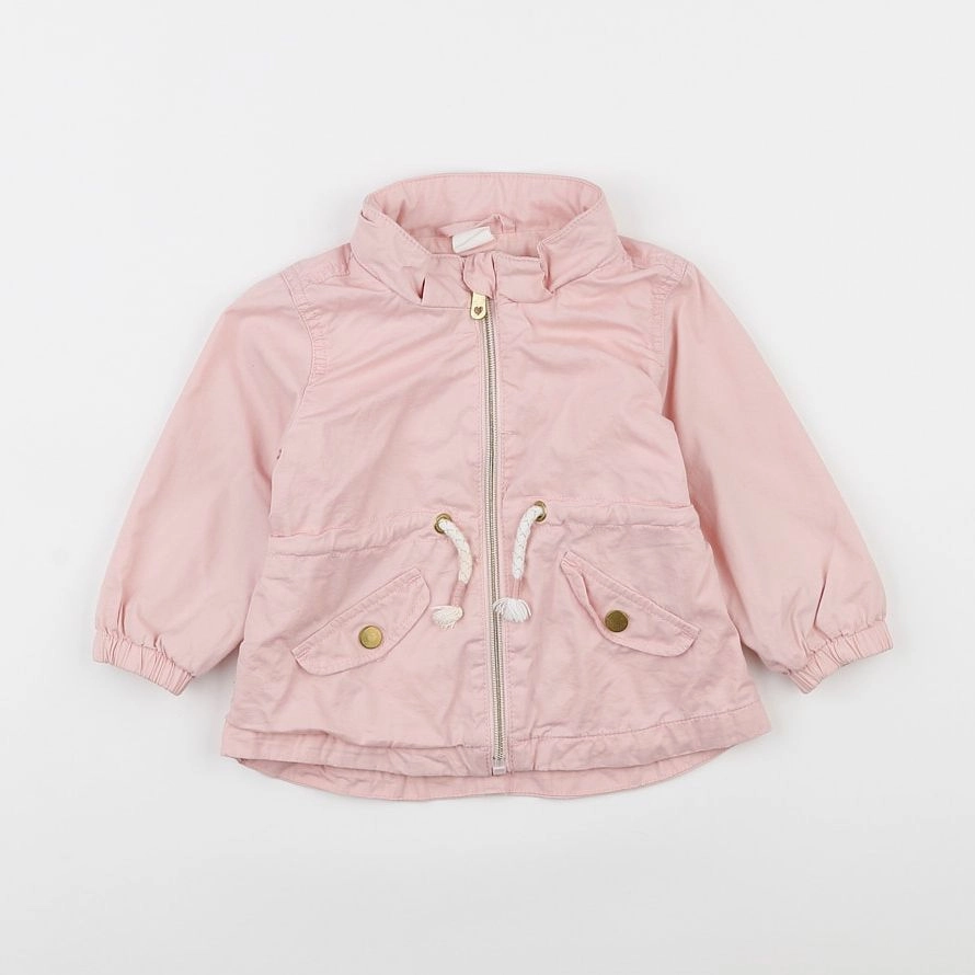 H&M - veste rose - 6/9 mois