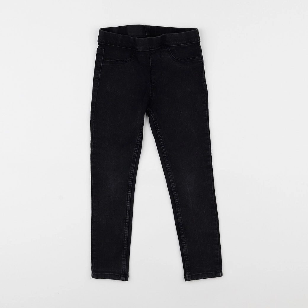 H&M - jegging noir - 3/4 ans