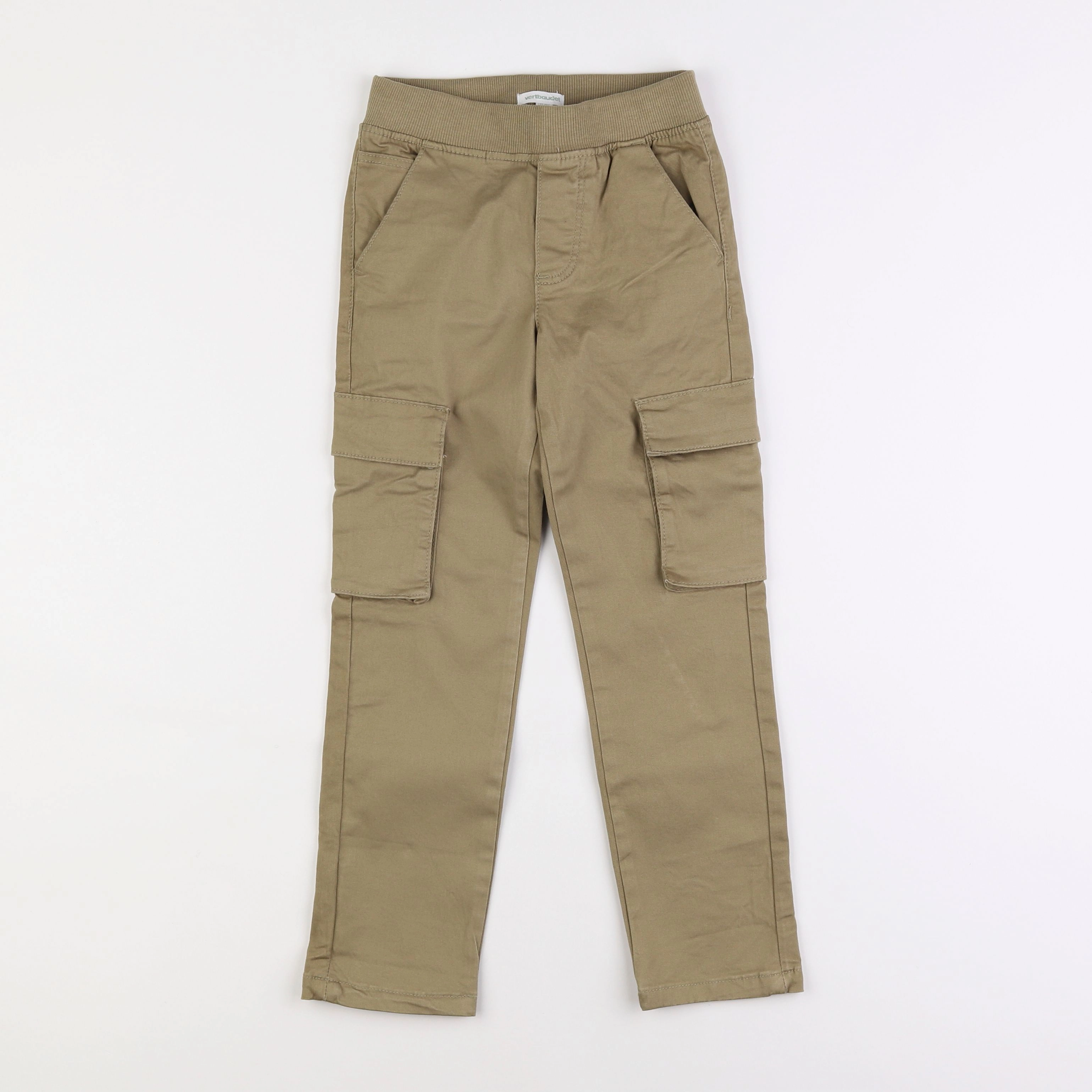 Vertbaudet - pantalon marron - 7 ans