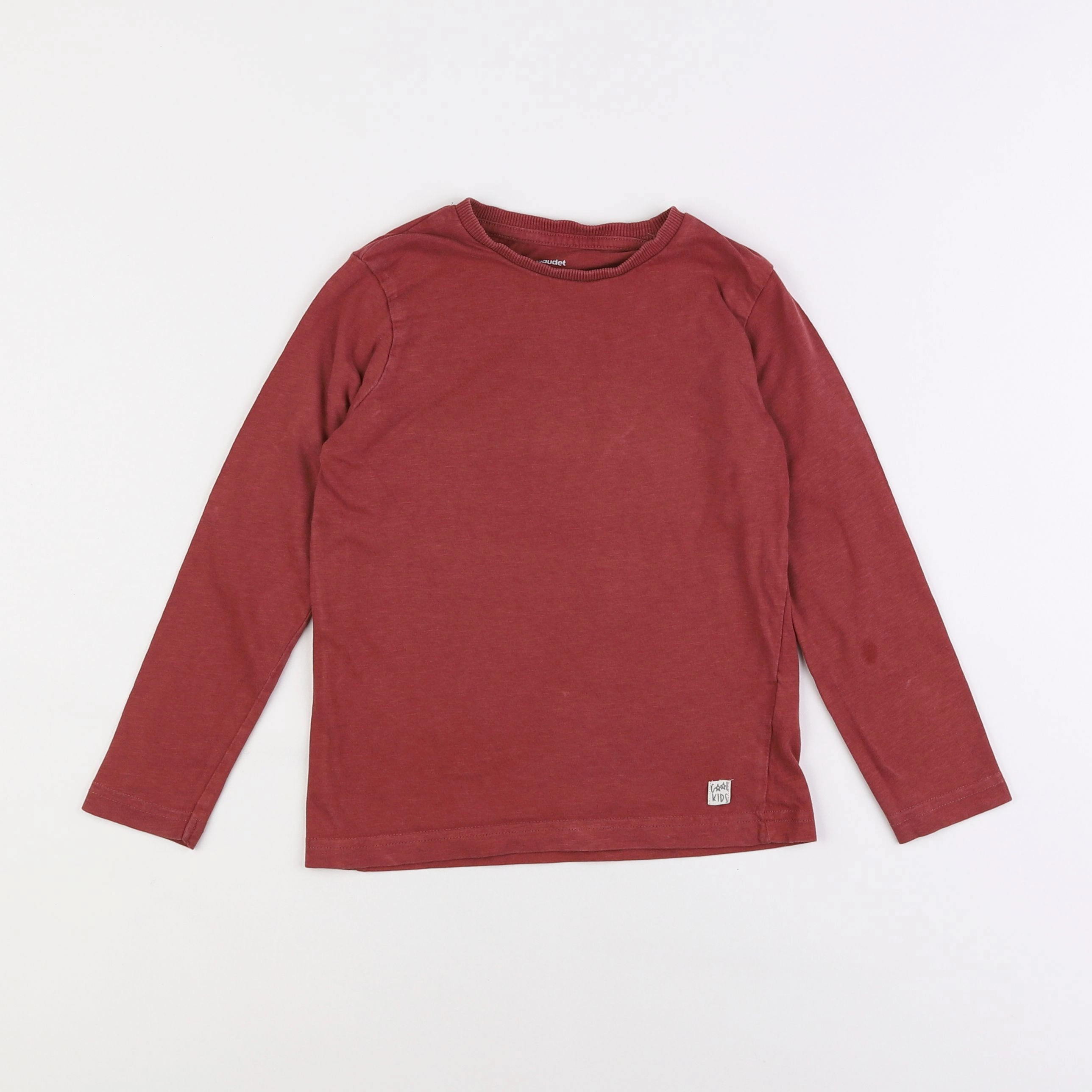 Vertbaudet - tee-shirt rouge - 6 ans