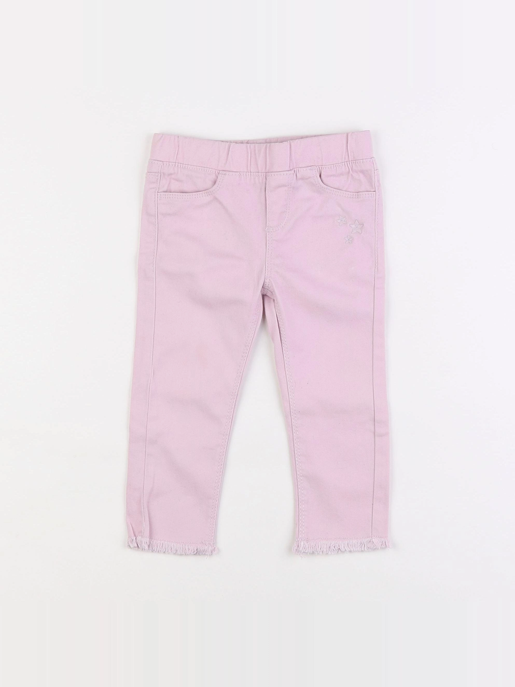Vertbaudet - jegging rose - 2 ans