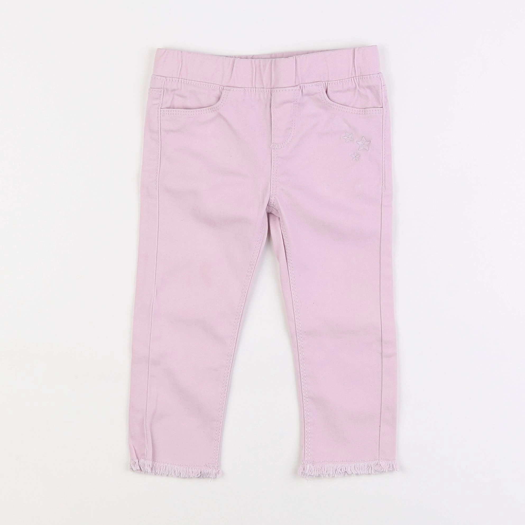 Vertbaudet - jegging rose - 2 ans