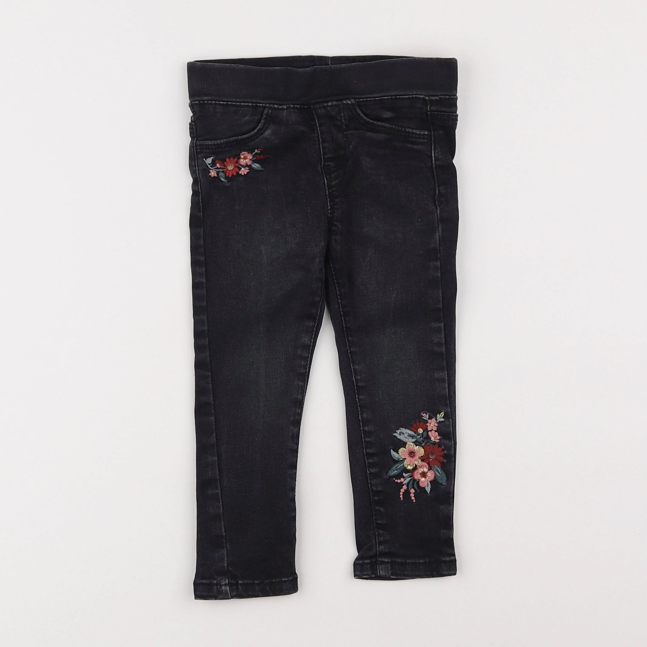 Vertbaudet - jegging gris - 2 ans