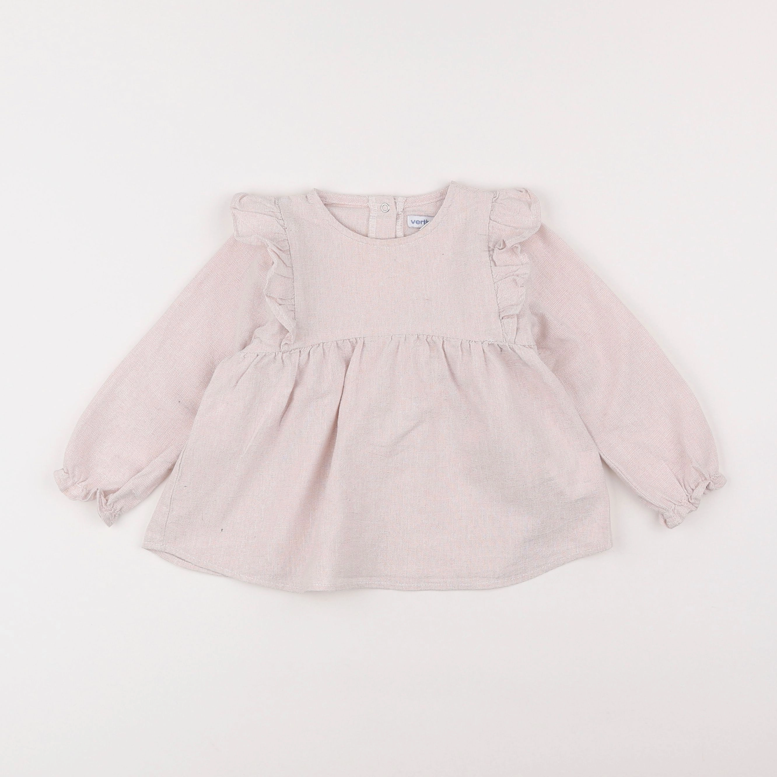 Vertbaudet - blouse beige - 2 ans