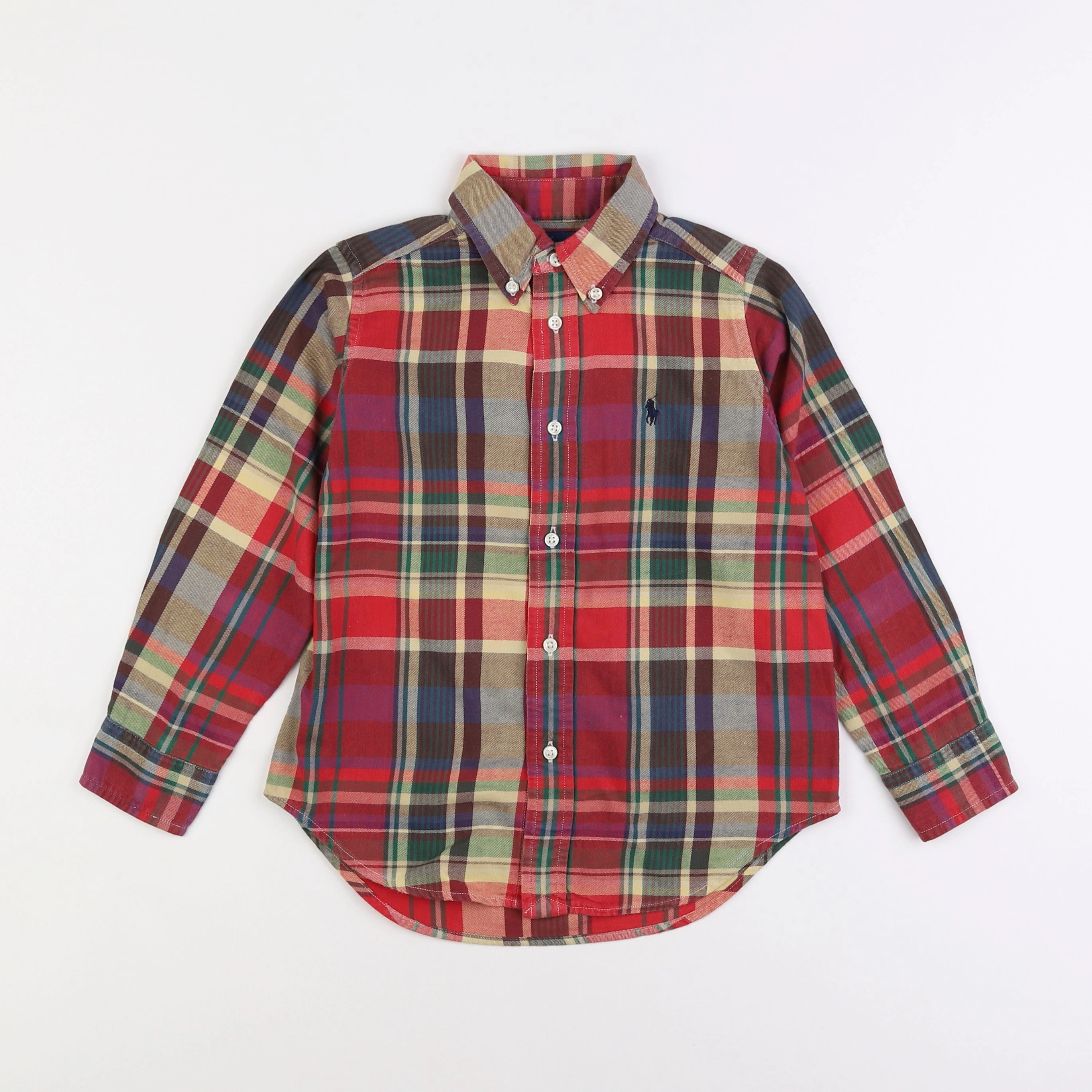 Ralph Lauren - chemise rouge - 6 ans