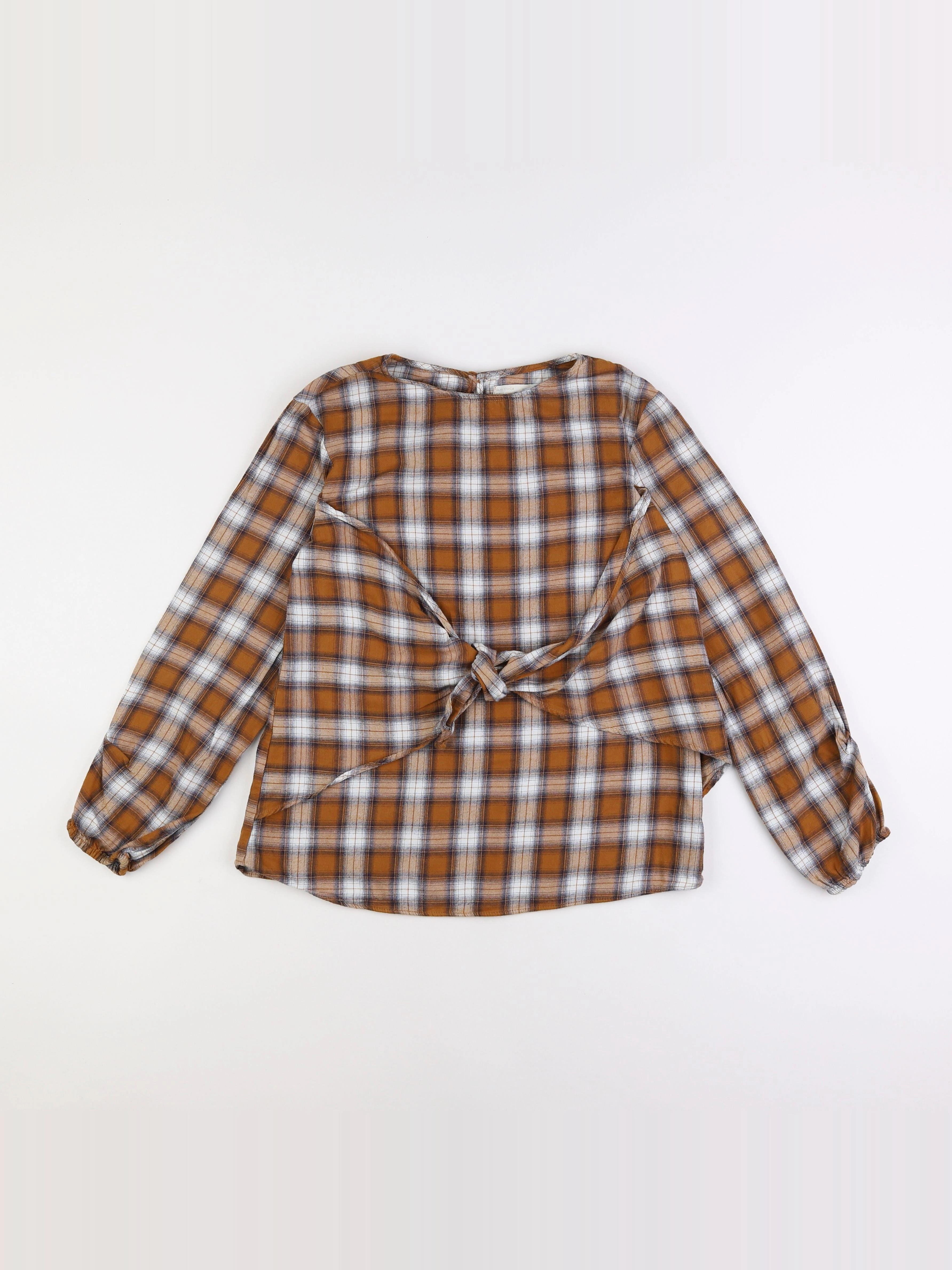 Zara - blouse marron - 11/12 ans