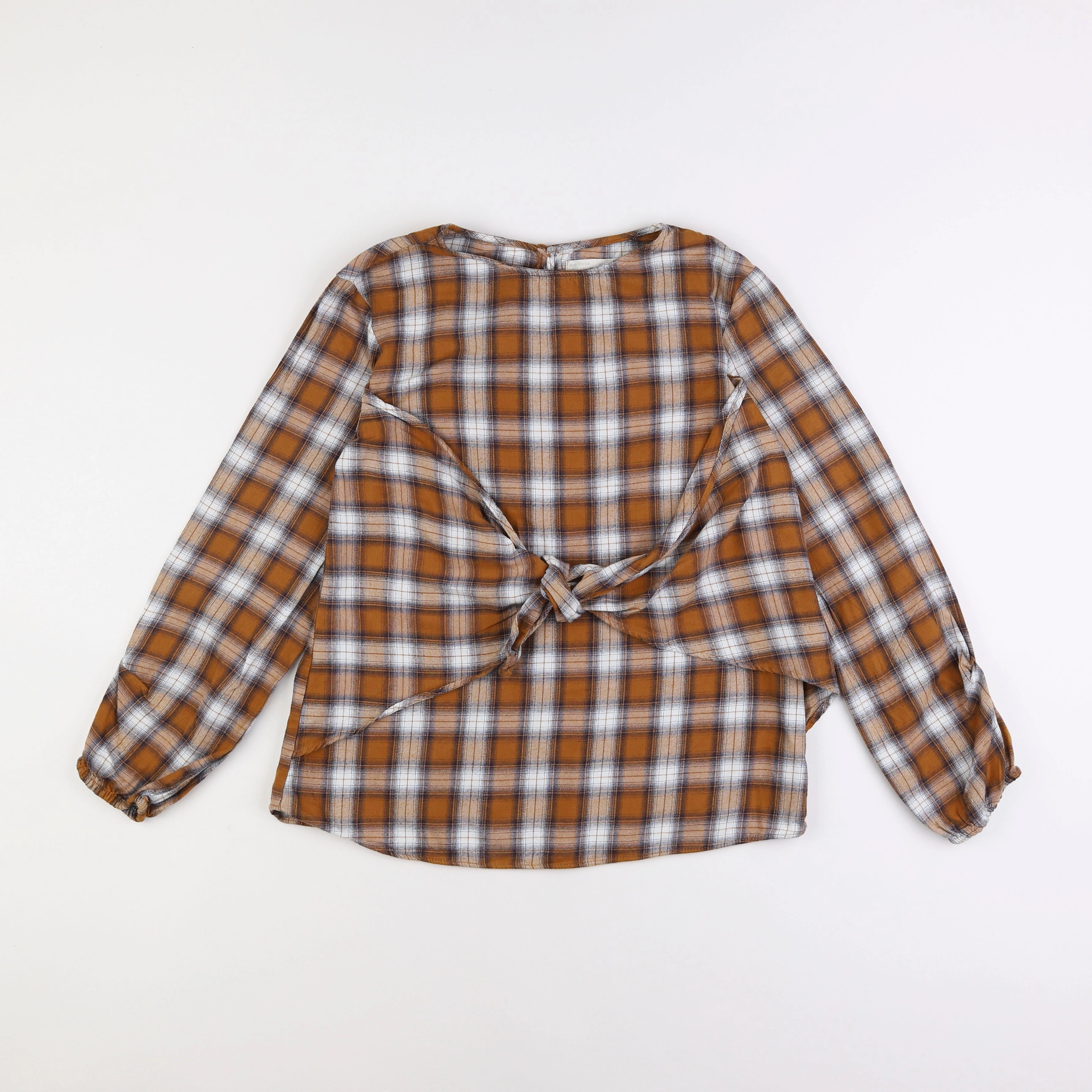 Zara - blouse marron - 11/12 ans