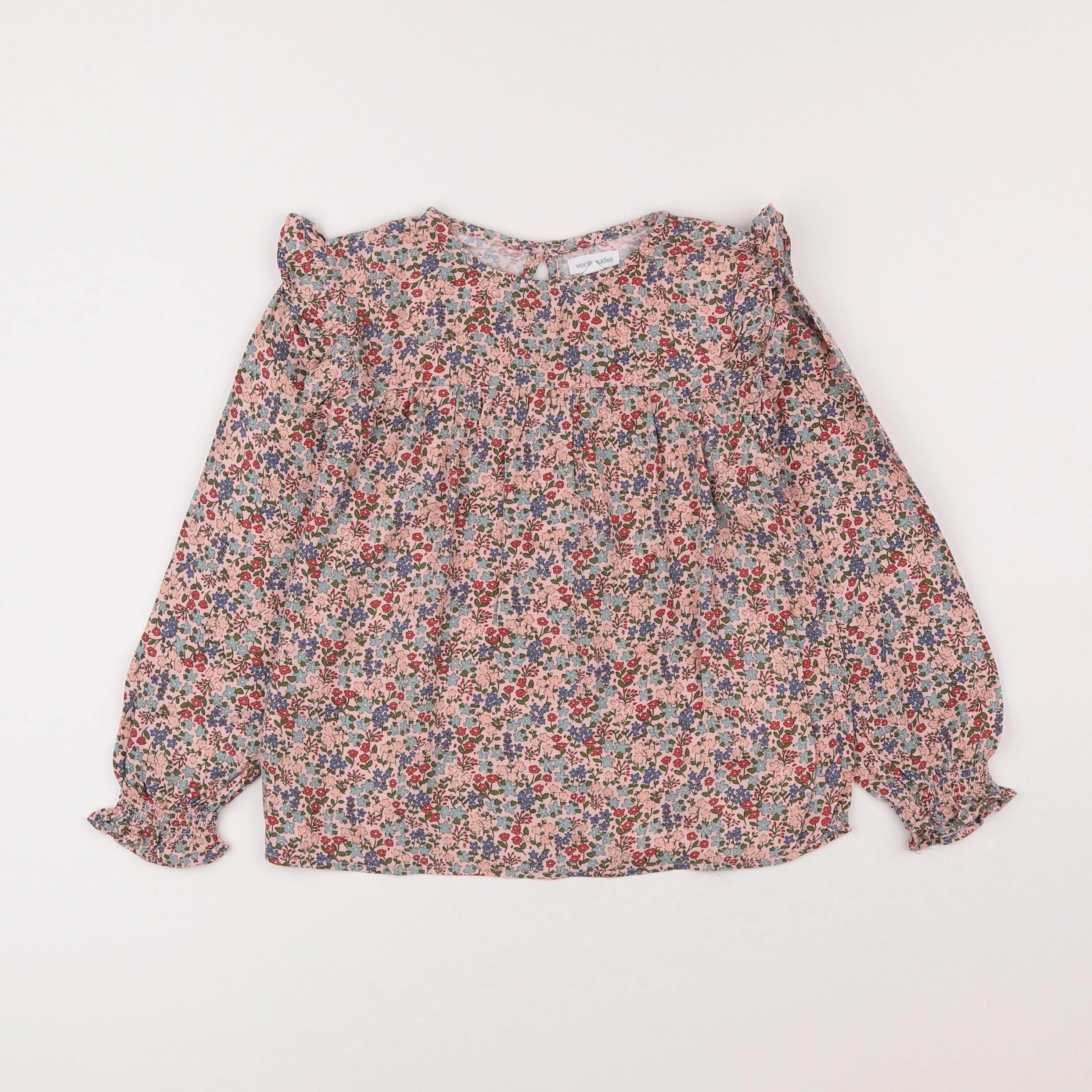 Vertbaudet - blouse multicolore - 7 ans