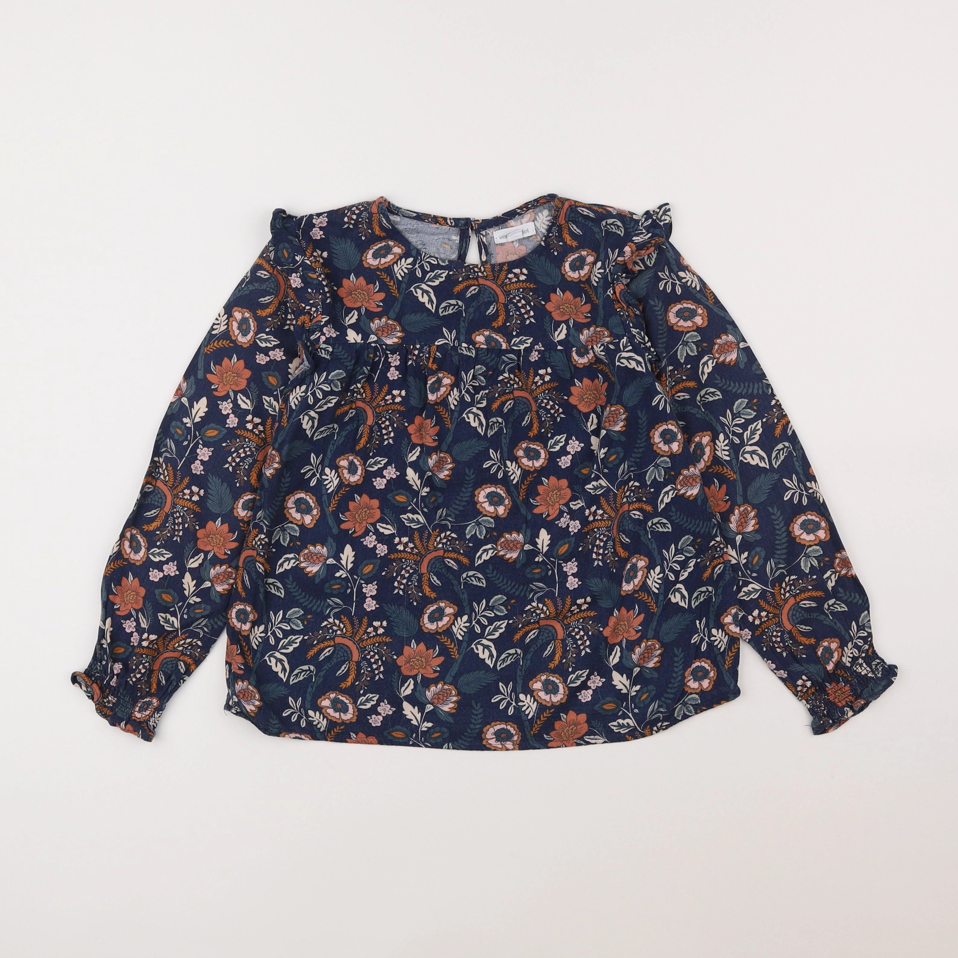 Vertbaudet - blouse multicolore - 8 ans