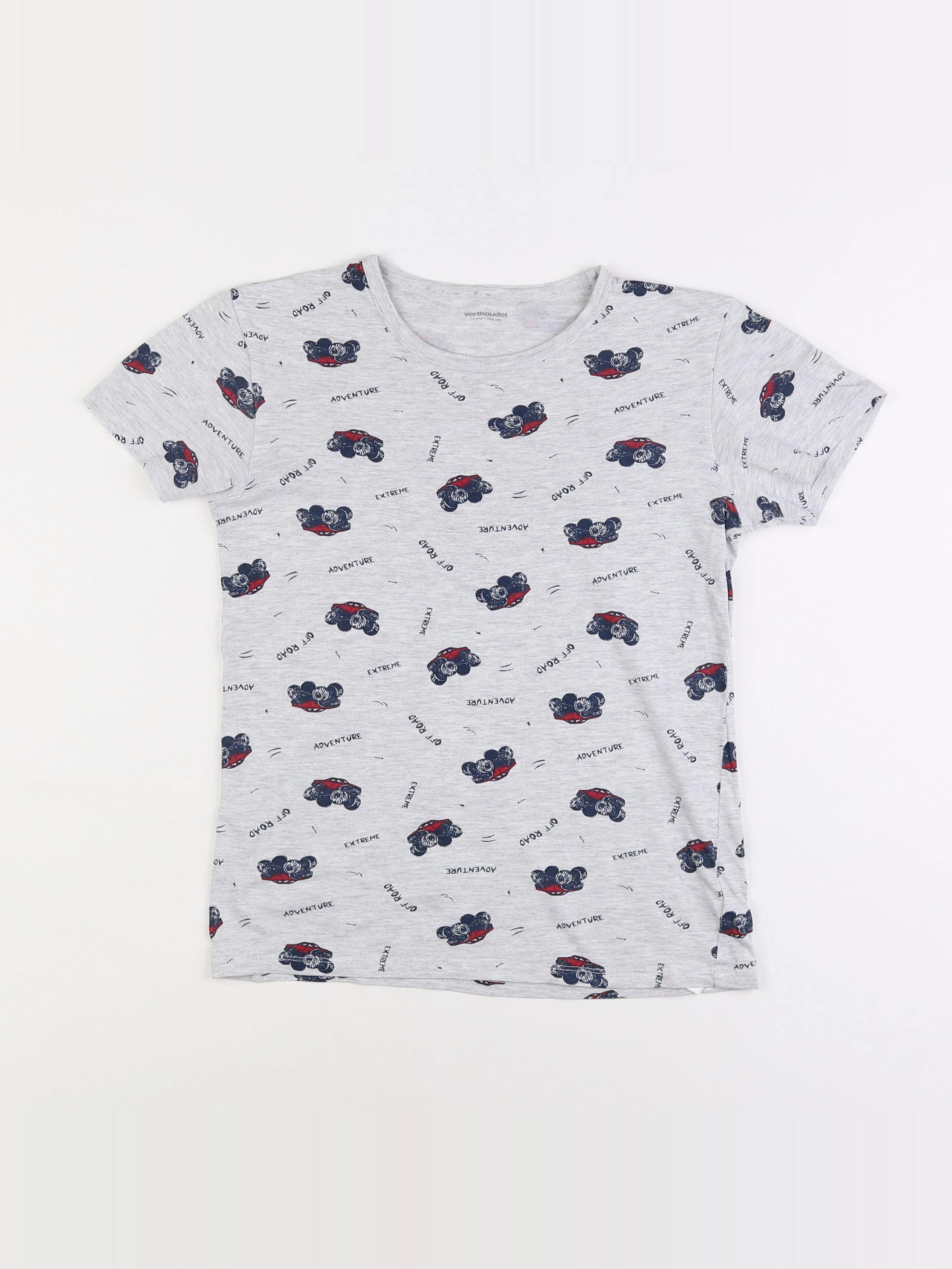 Vertbaudet - maillot de corps gris - 12 ans