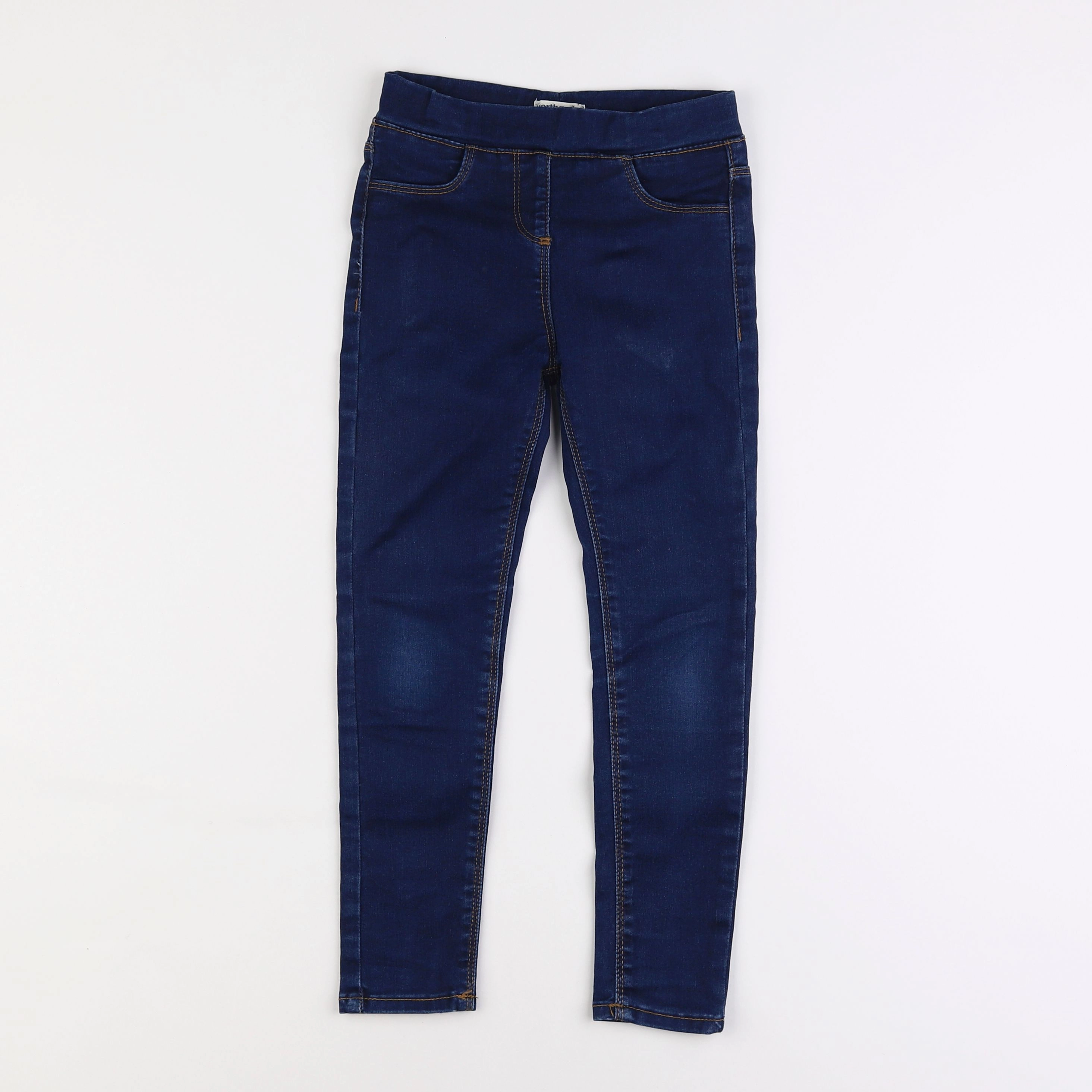 Vertbaudet - jegging bleu - 7 ans