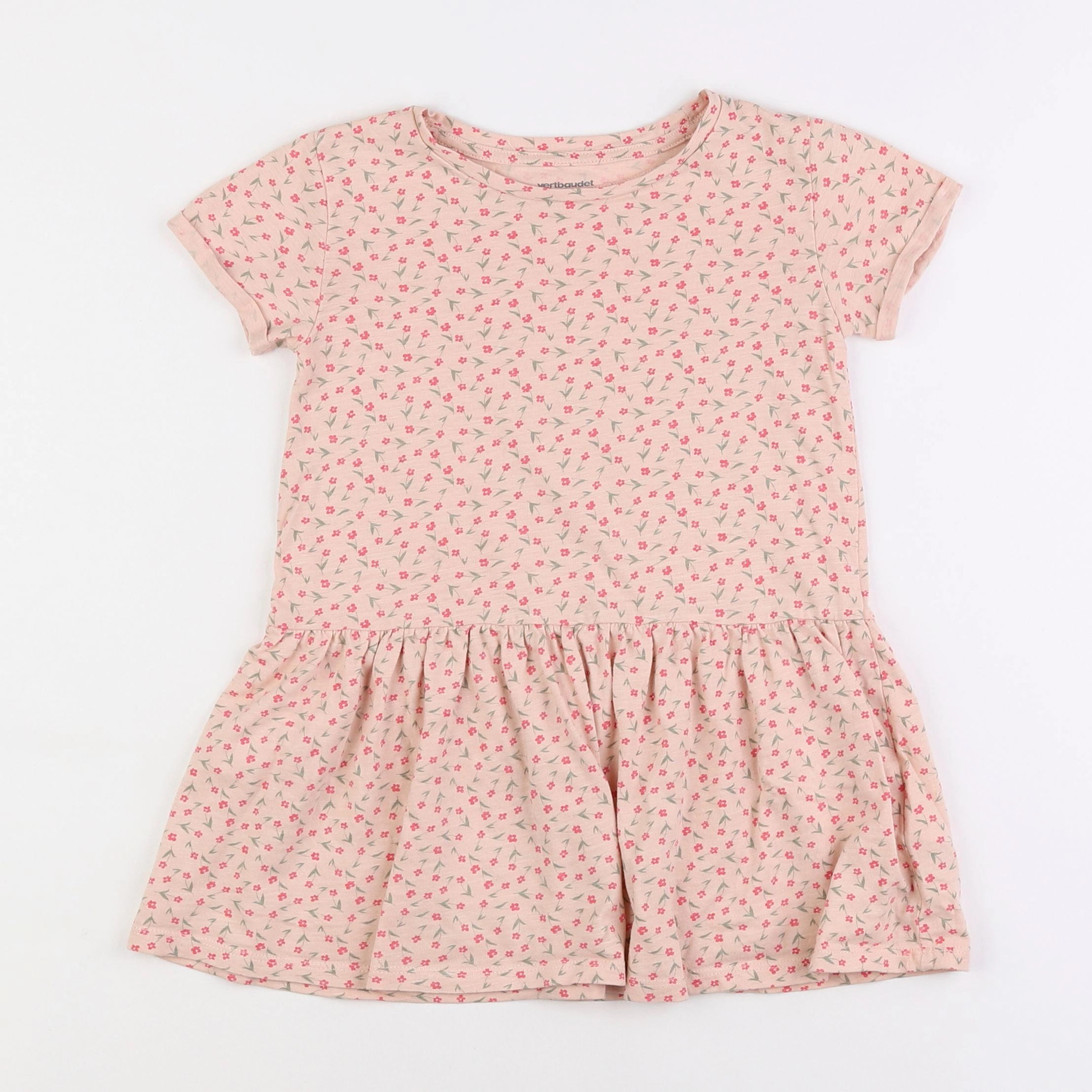 Vertbaudet - robe rose - 4 ans