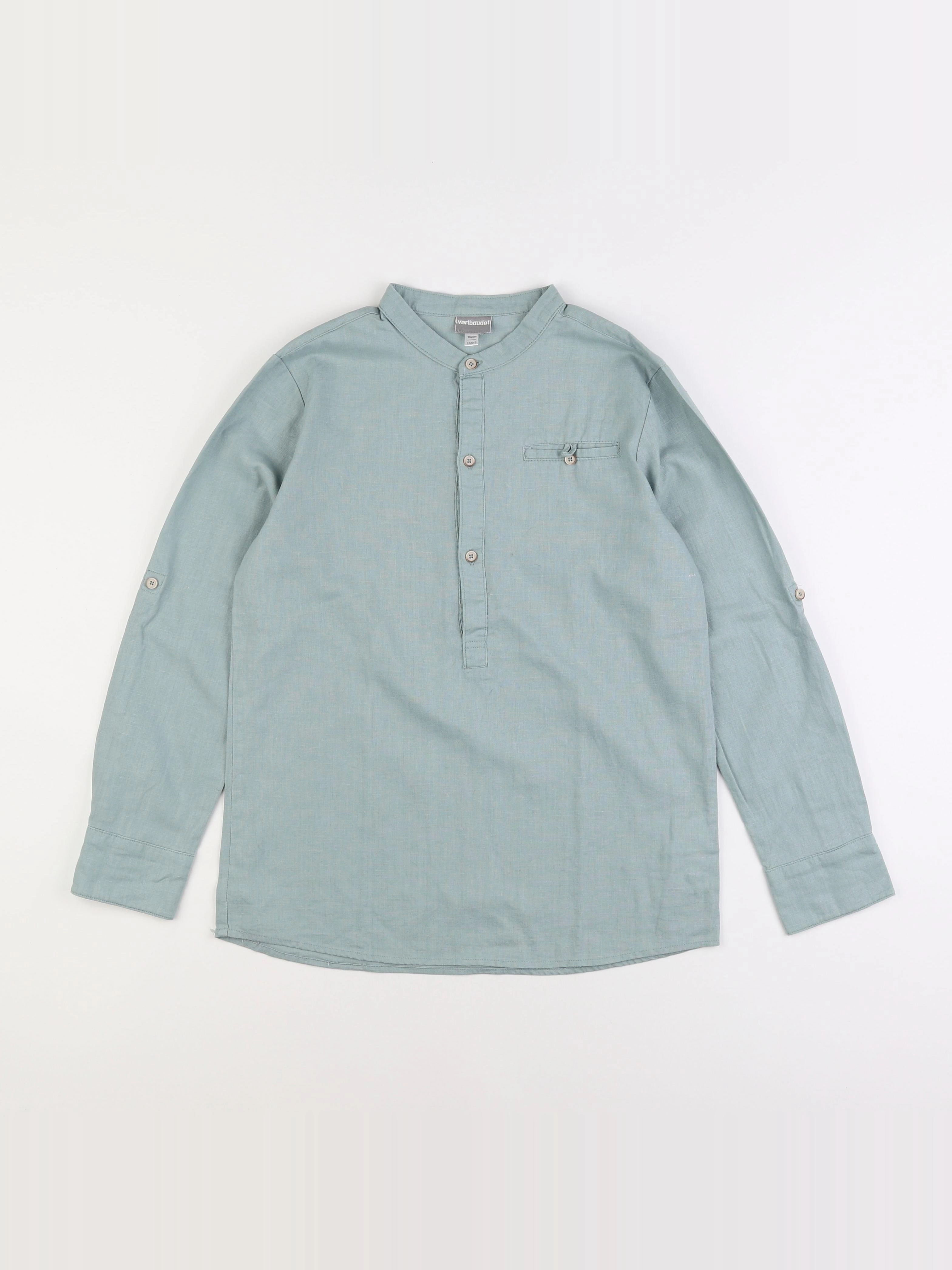 Vertbaudet - chemise vert - 12 ans