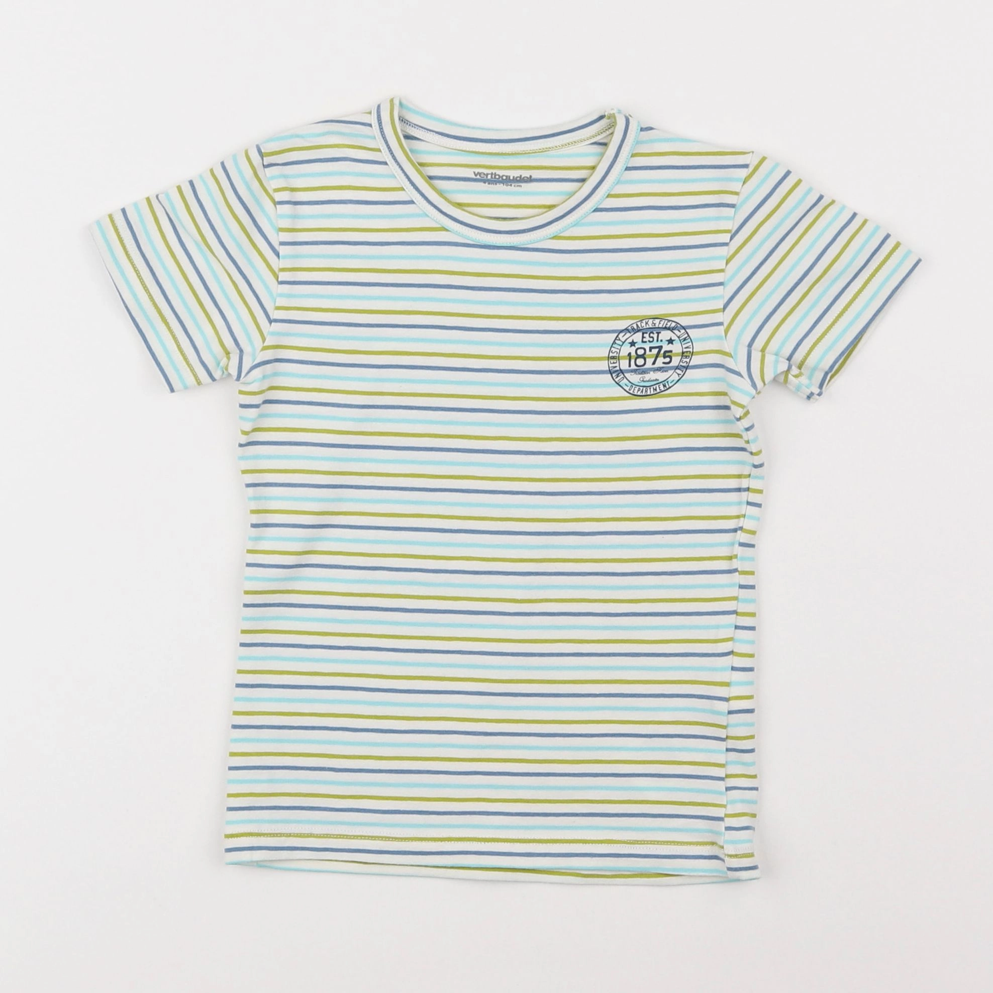 Vertbaudet - tee-shirt multicolore - 4 ans