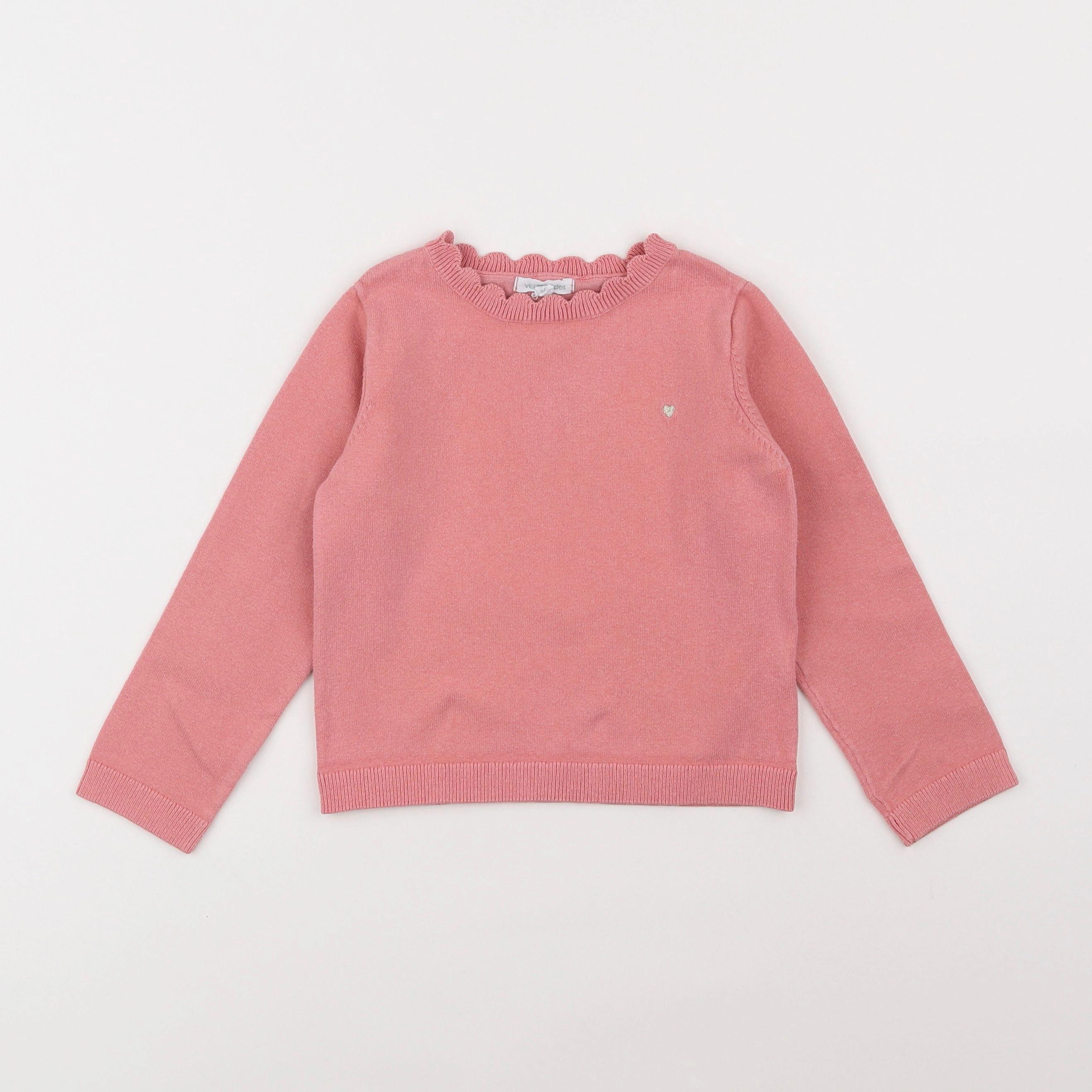 Vertbaudet - pull rose - 4 ans