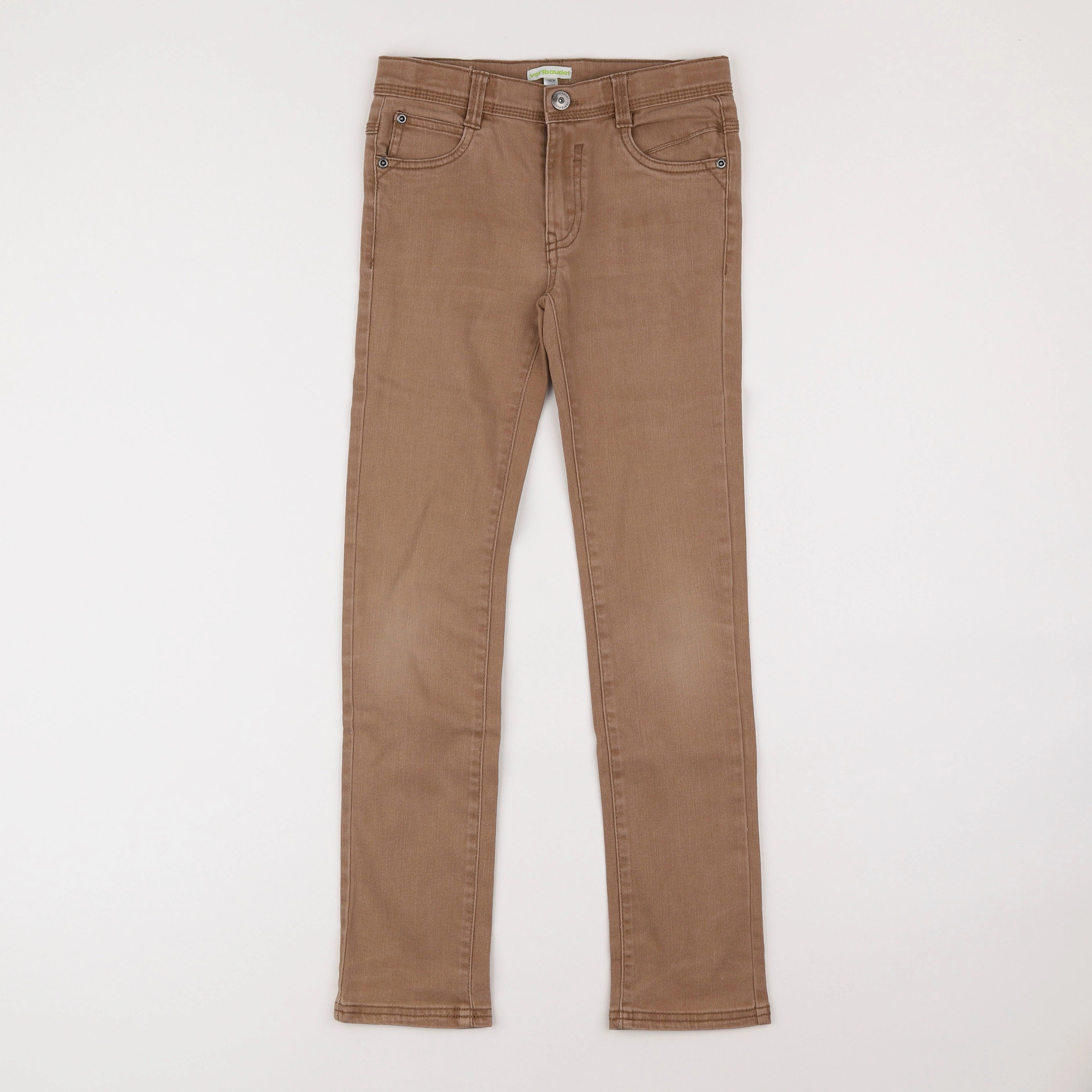 Vertbaudet - pantalon marron - 10 ans