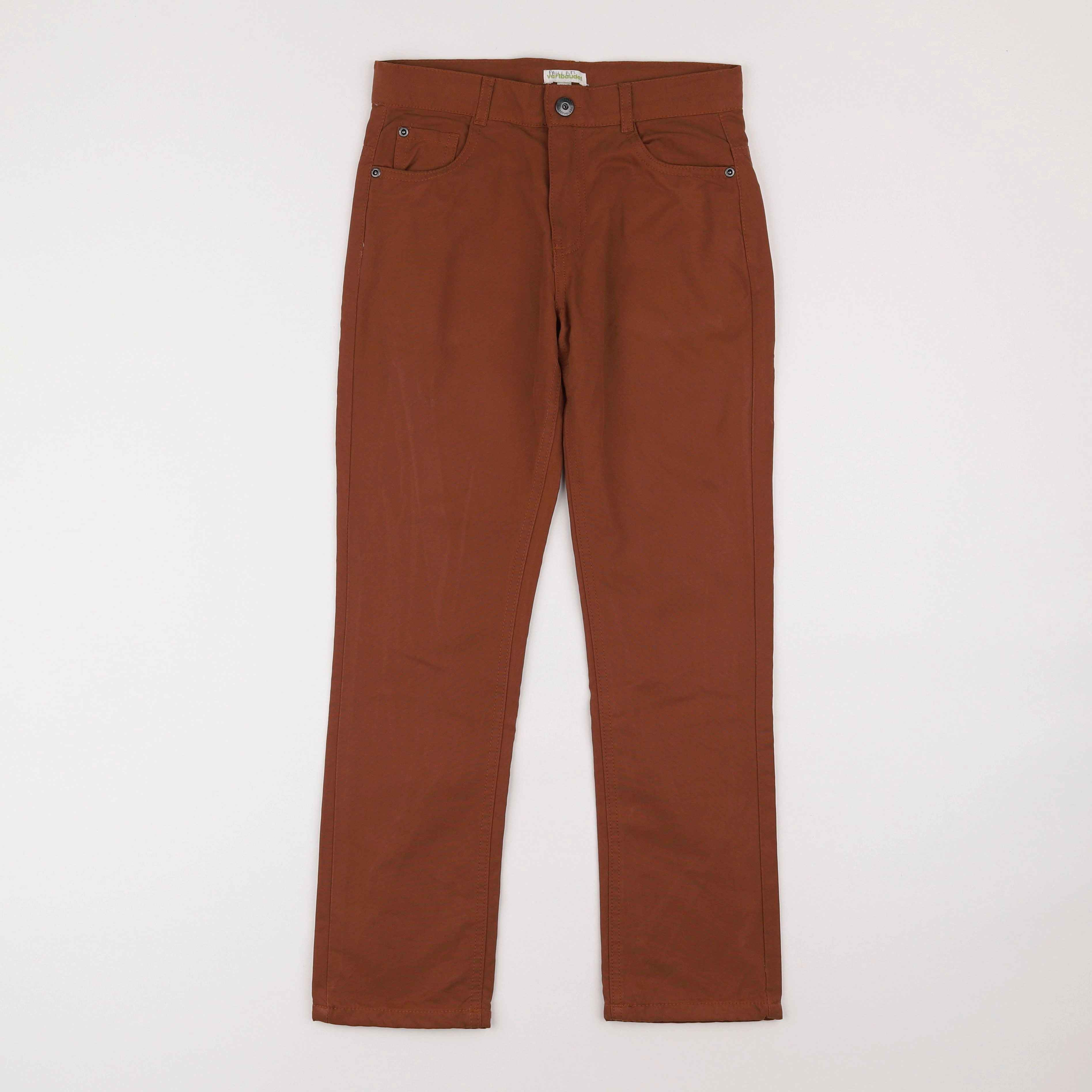 Vertbaudet - pantalon marron - 10 ans