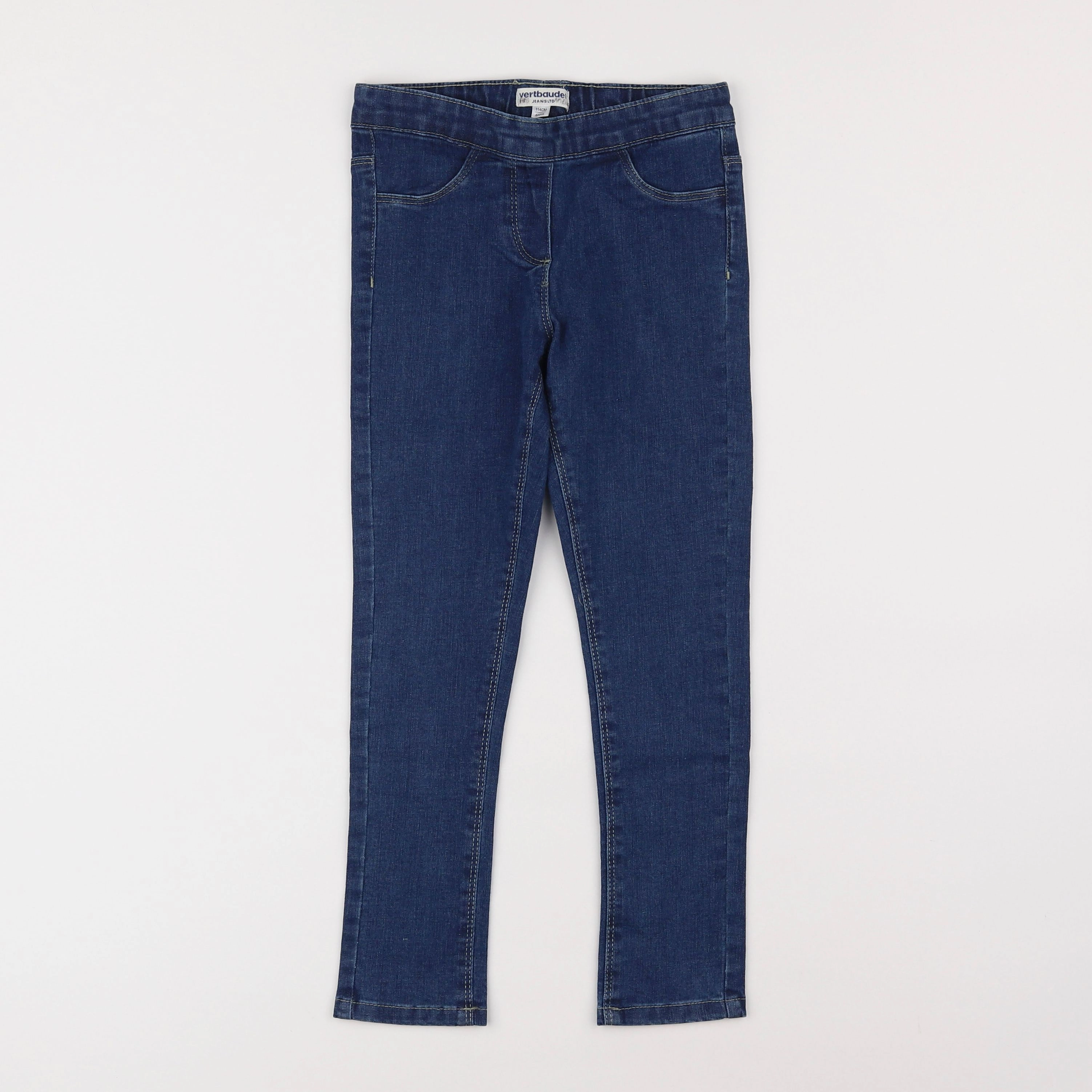 Vertbaudet - jegging bleu - 6 ans