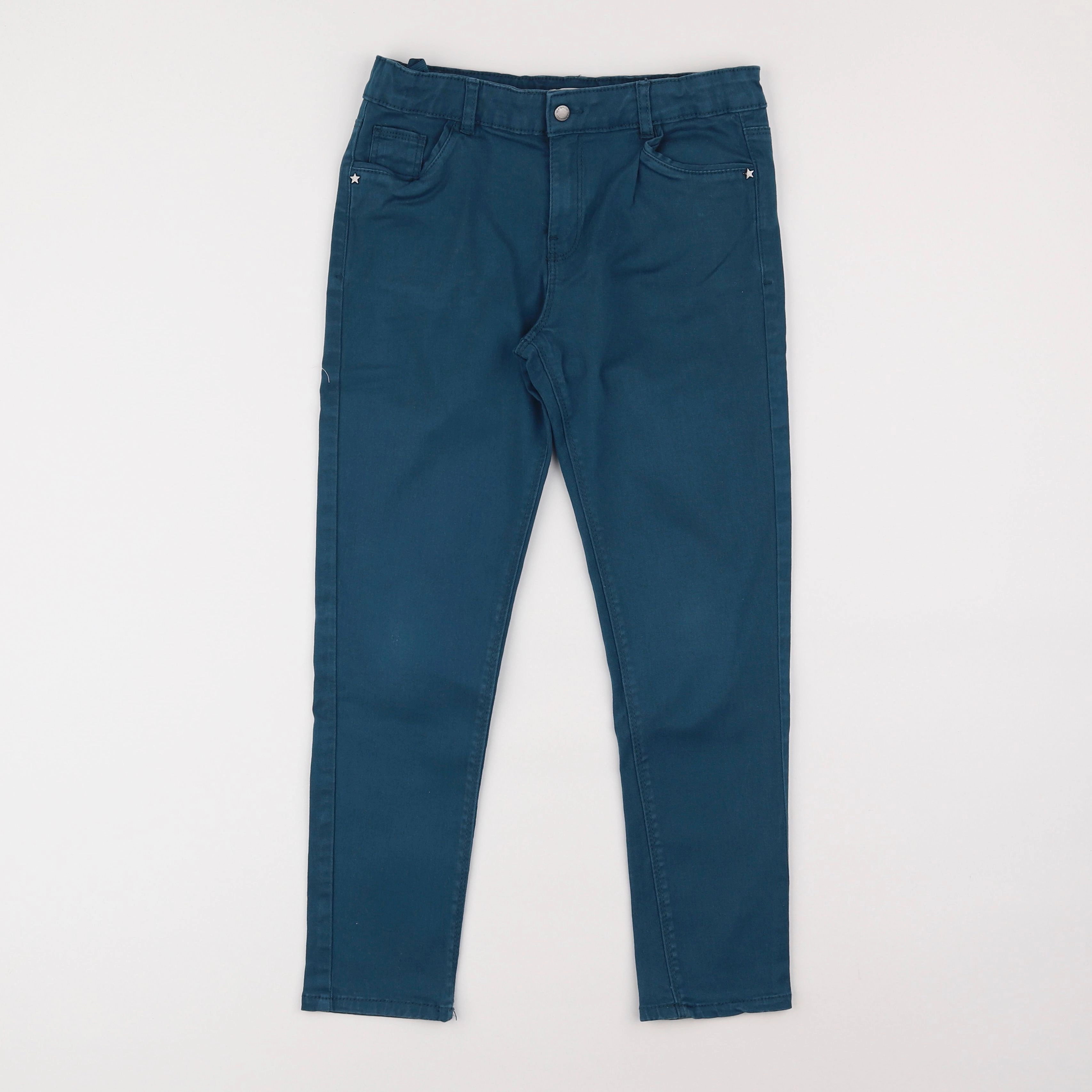 Vertbaudet - pantalon bleu - 9 ans