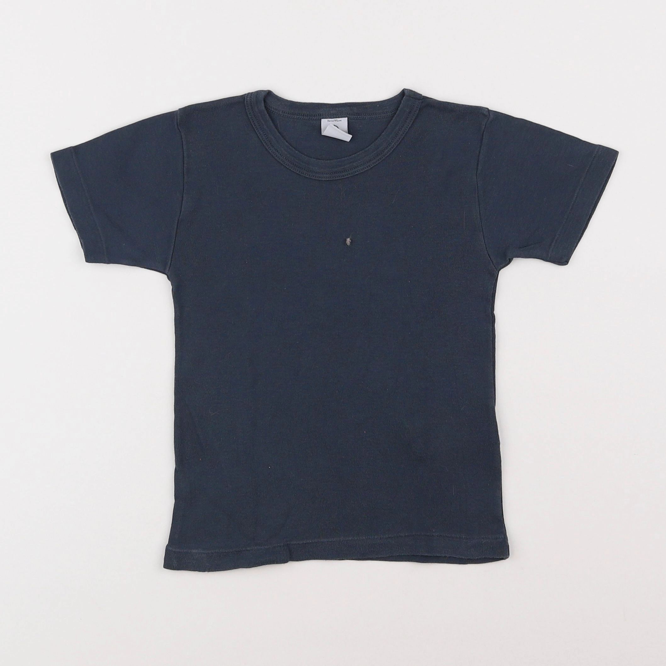 Petit Bateau - maillot de corps bleu - 3 ans