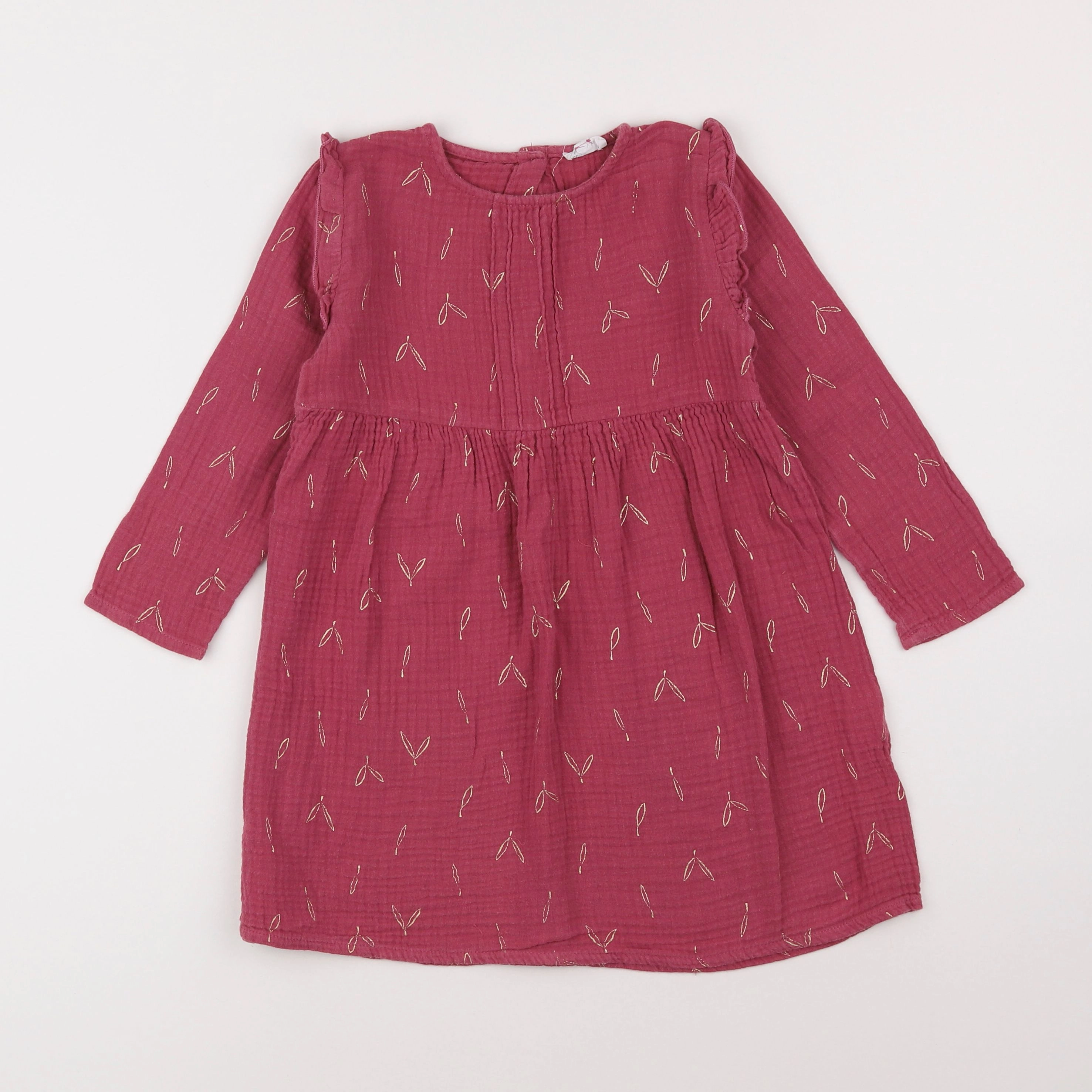 Little Cigogne - robe rose - 6 ans