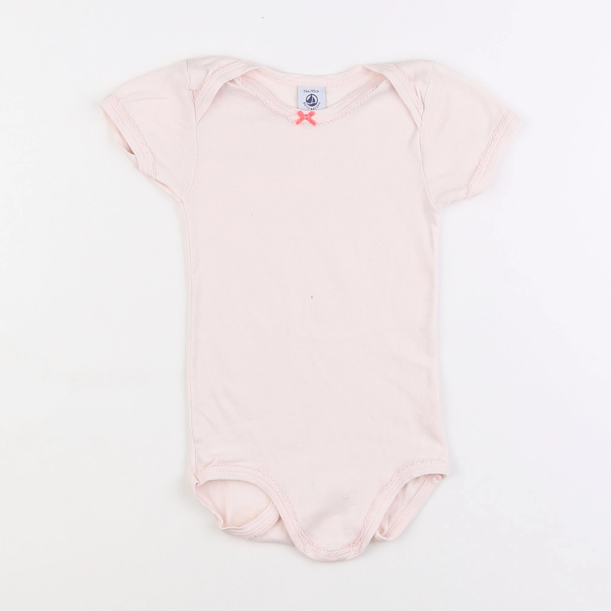 Petit Bateau - body rose - 3 ans