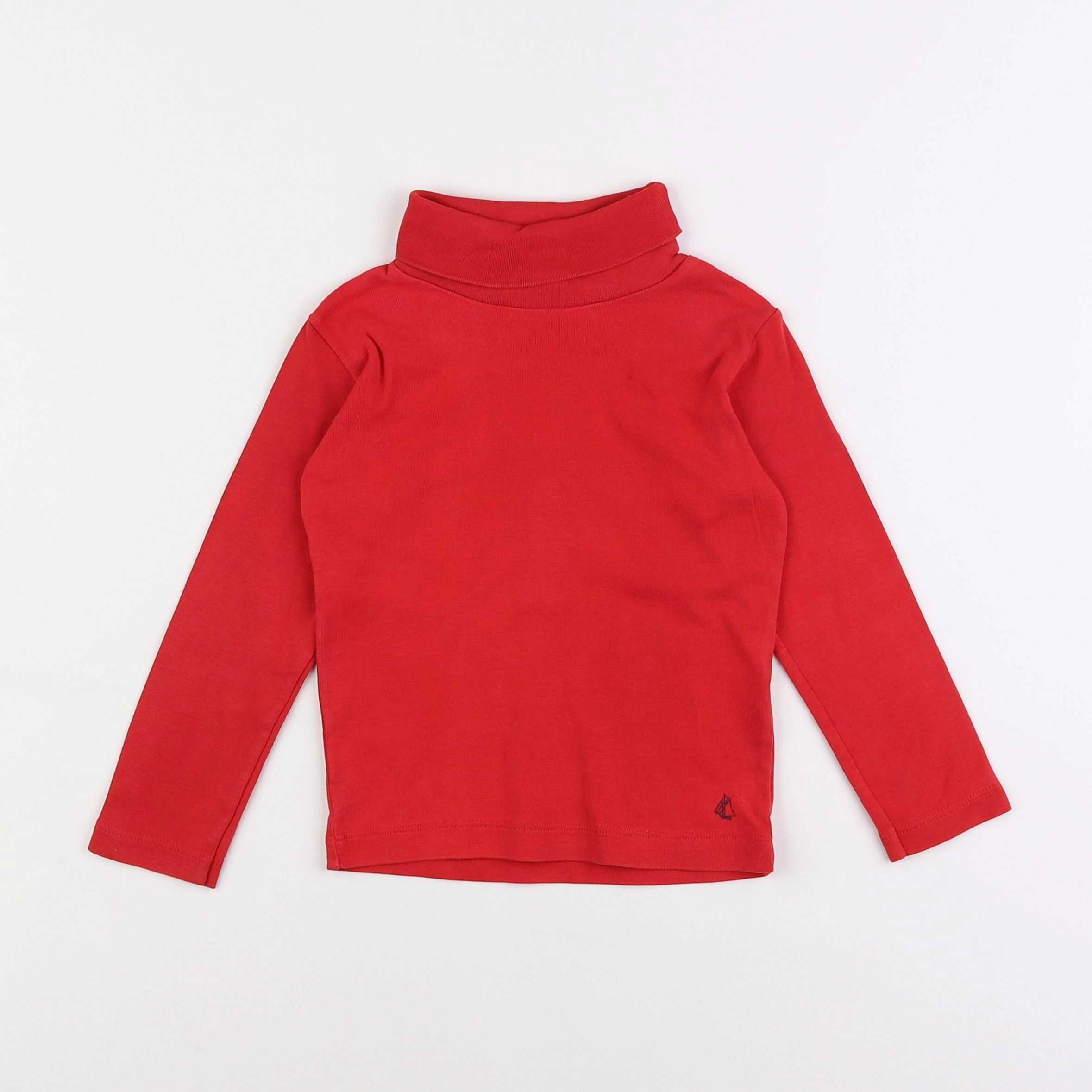 Petit Bateau - sous-pull rouge - 3 ans