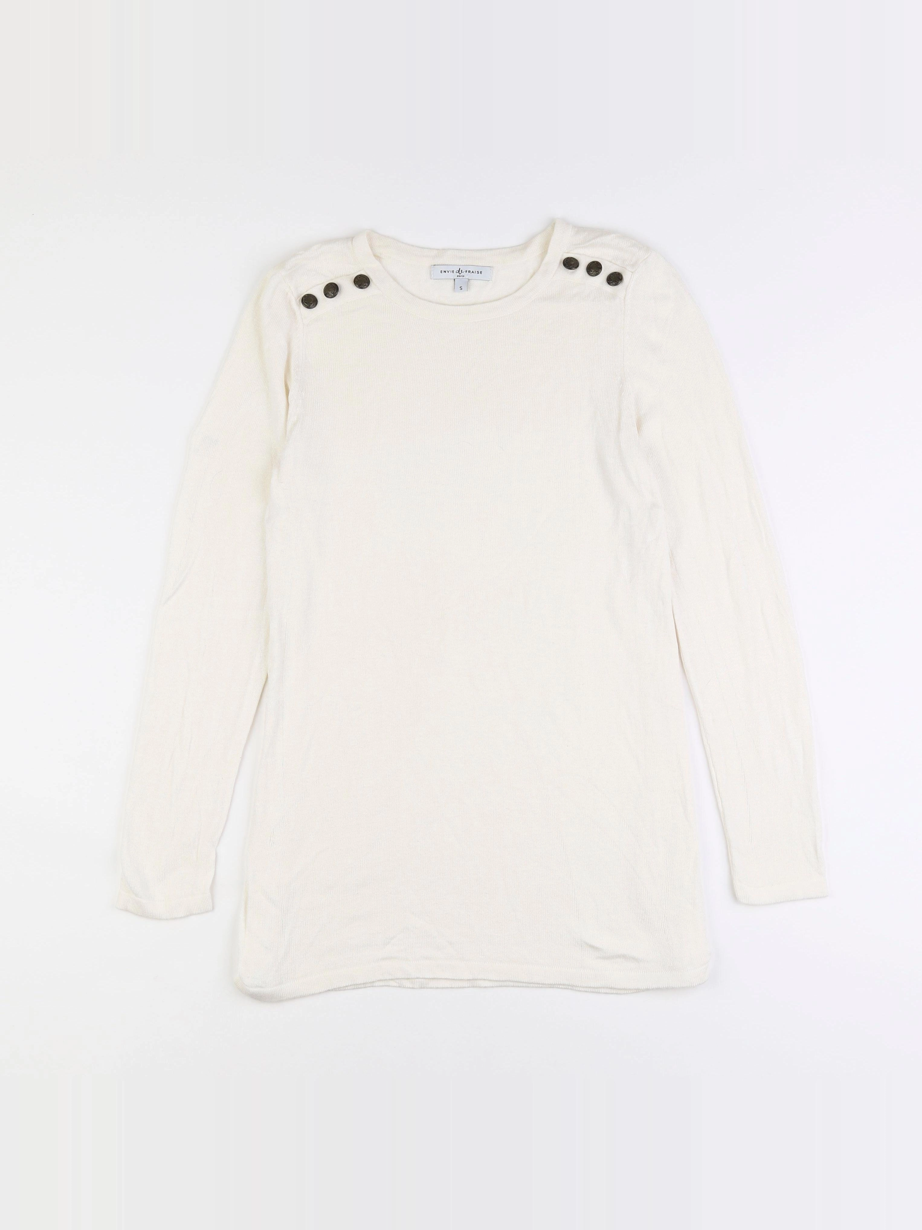 Envie de fraise - pull grossesse blanc - 36