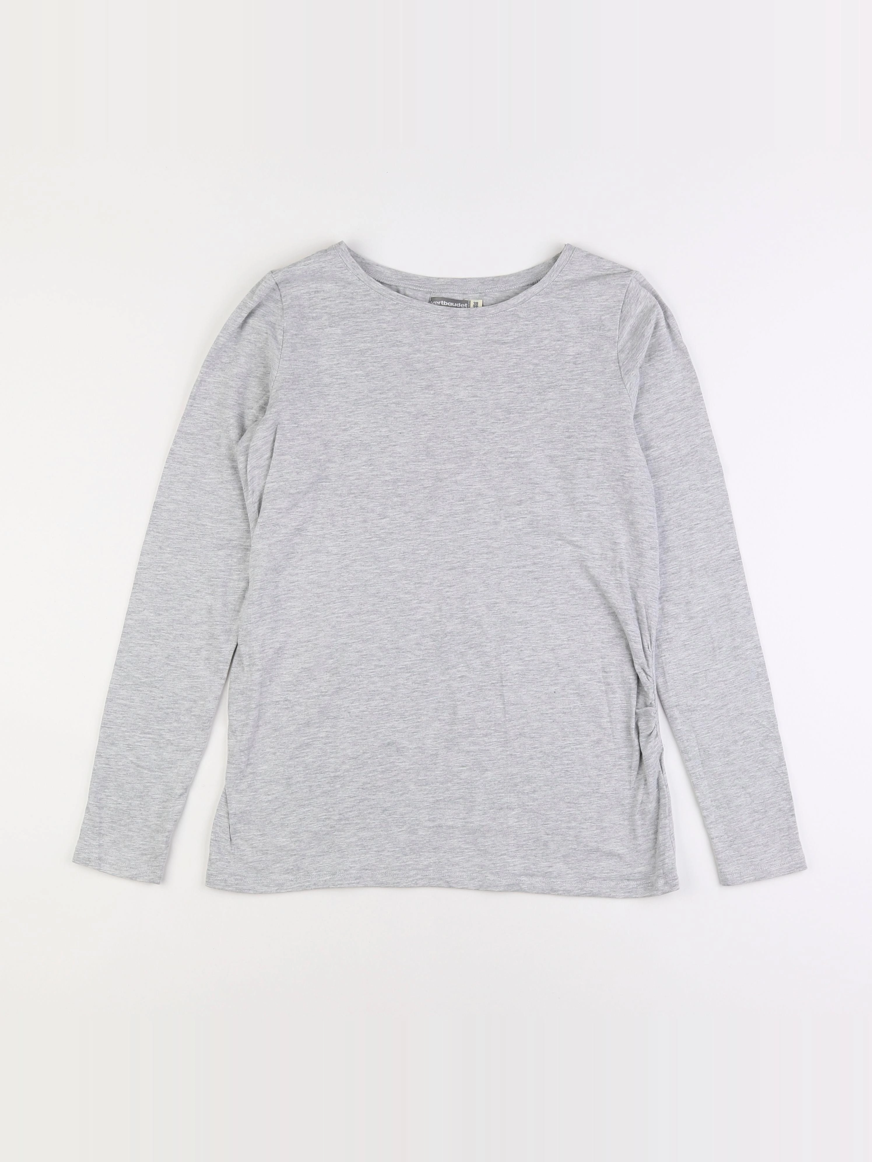 Vertbaudet - tee-shirt grossesse gris - 38 à 40