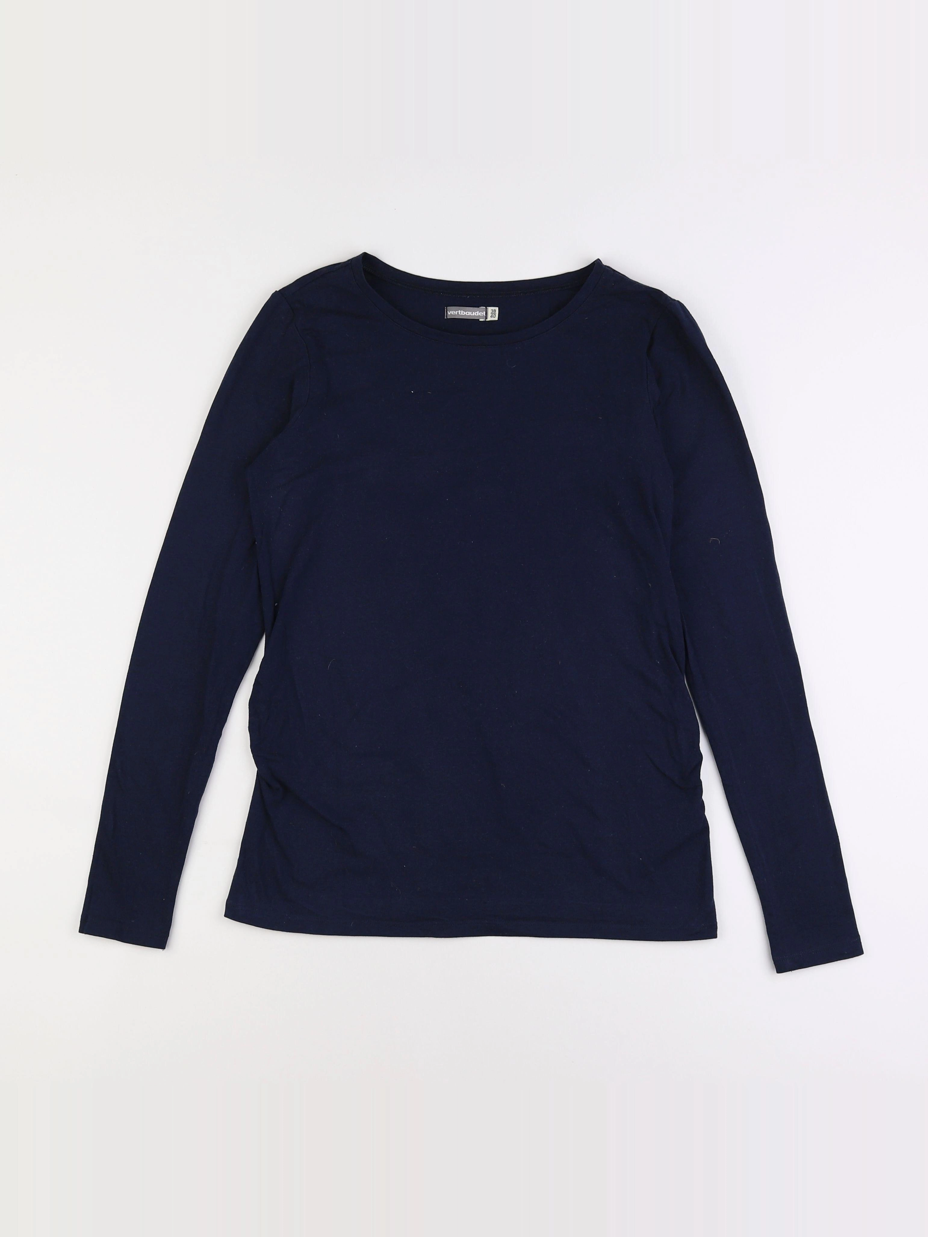 Vertbaudet - tee-shirt grossesse bleu - 38 à 40