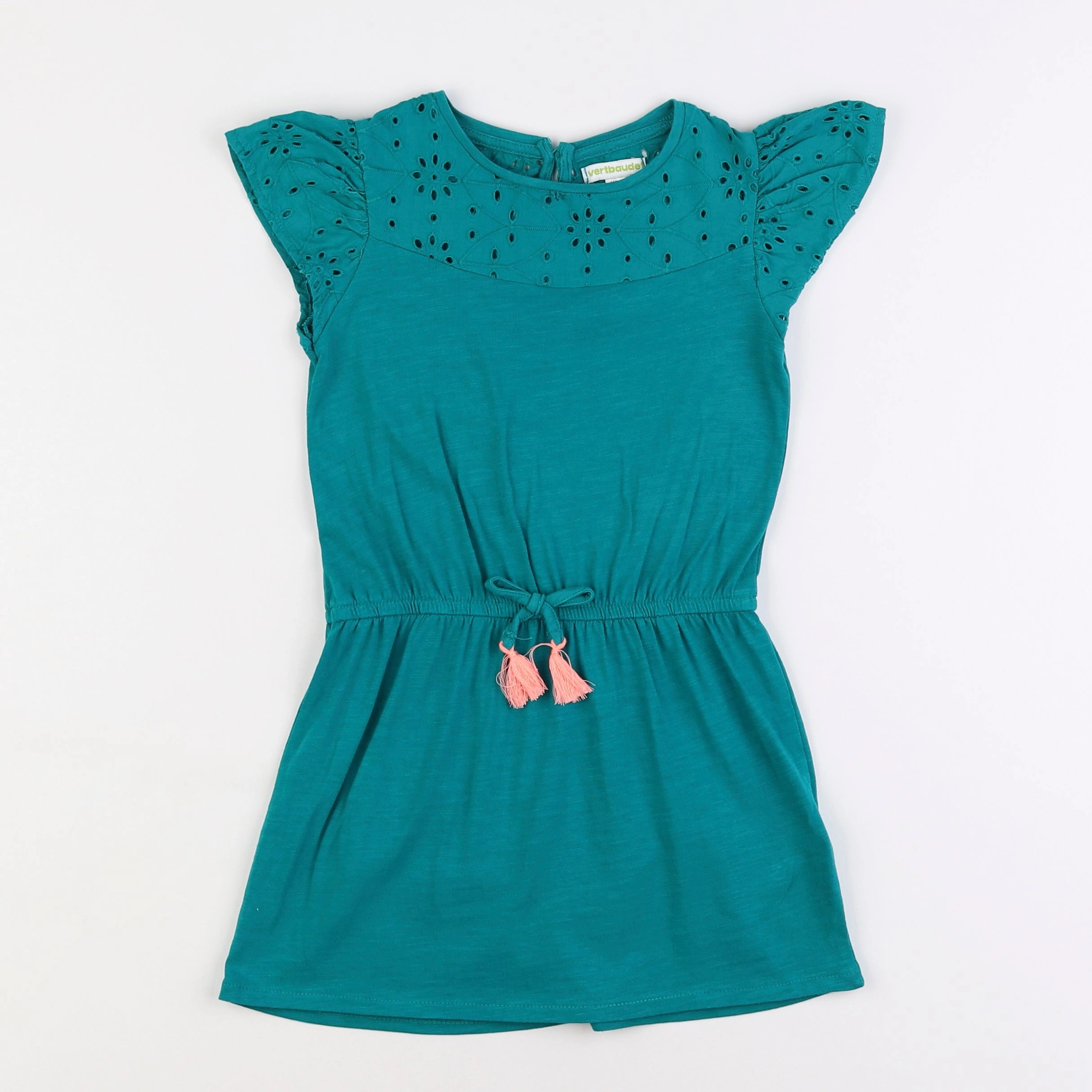 Vertbaudet - robe vert - 5 ans