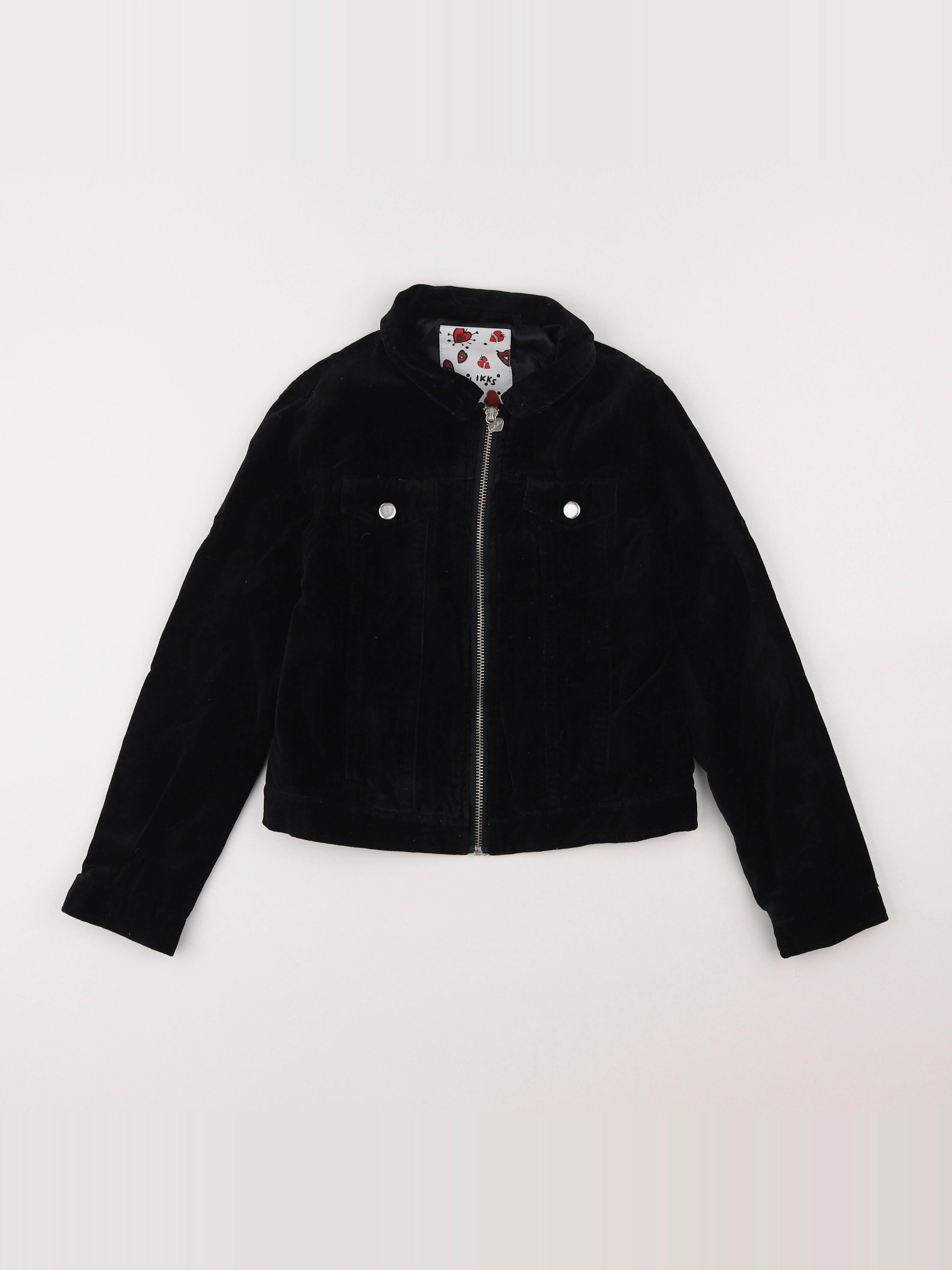 IKKS - veste noir - 10 ans
