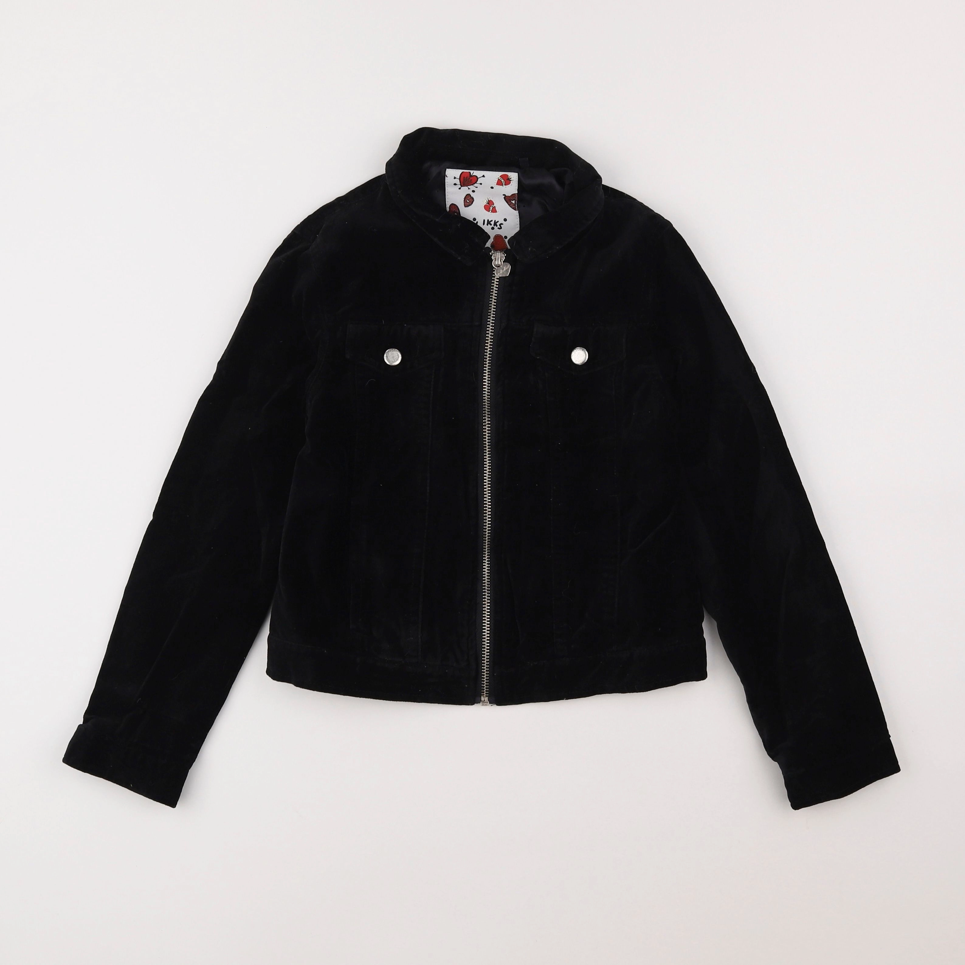 IKKS - veste noir - 10 ans