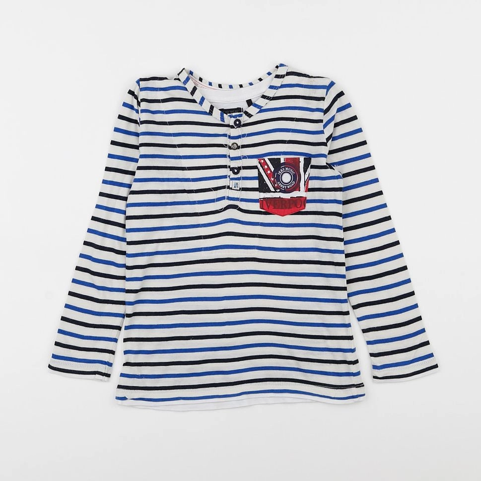 IKKS - tee-shirt blanc - 4 ans