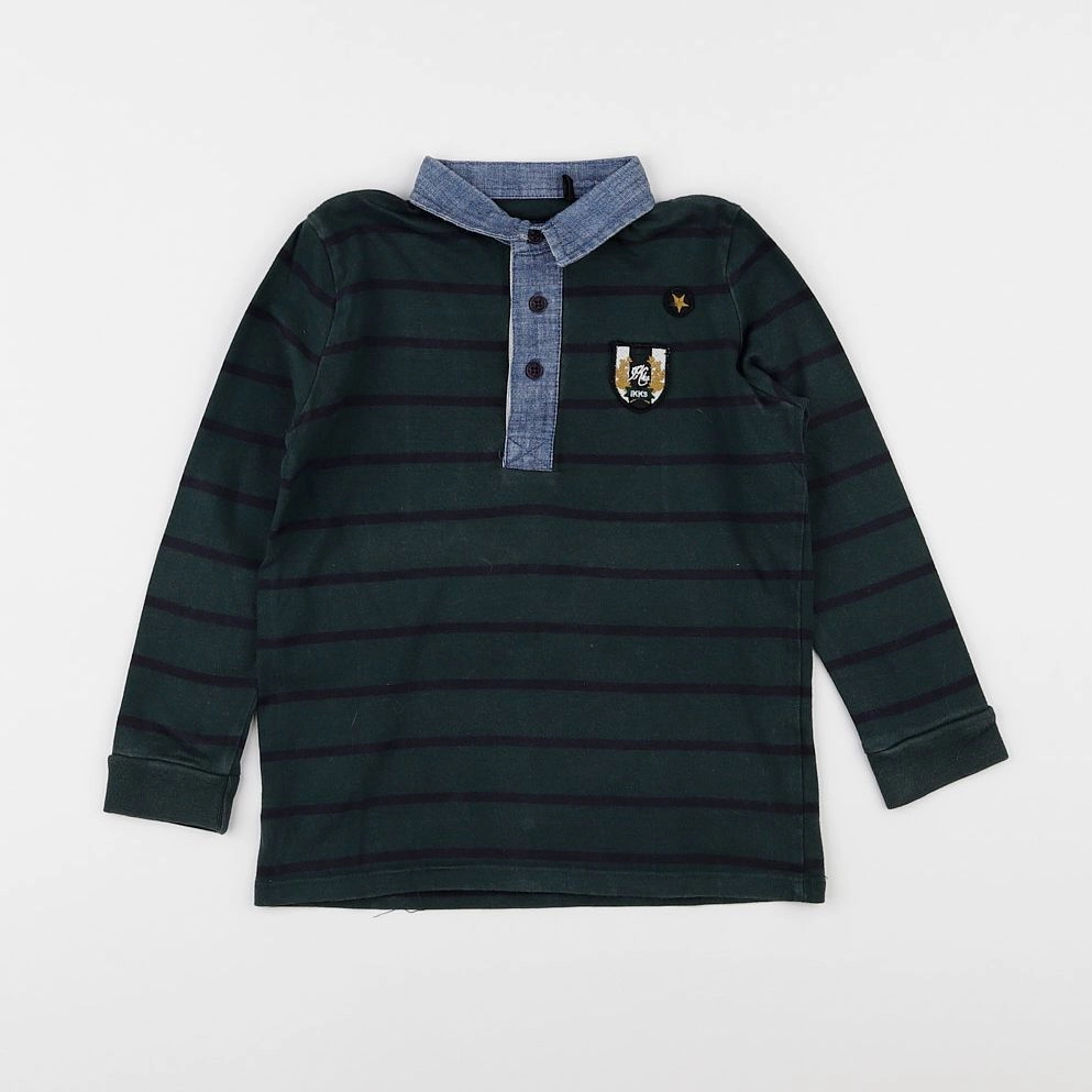 IKKS - polo vert - 4 ans