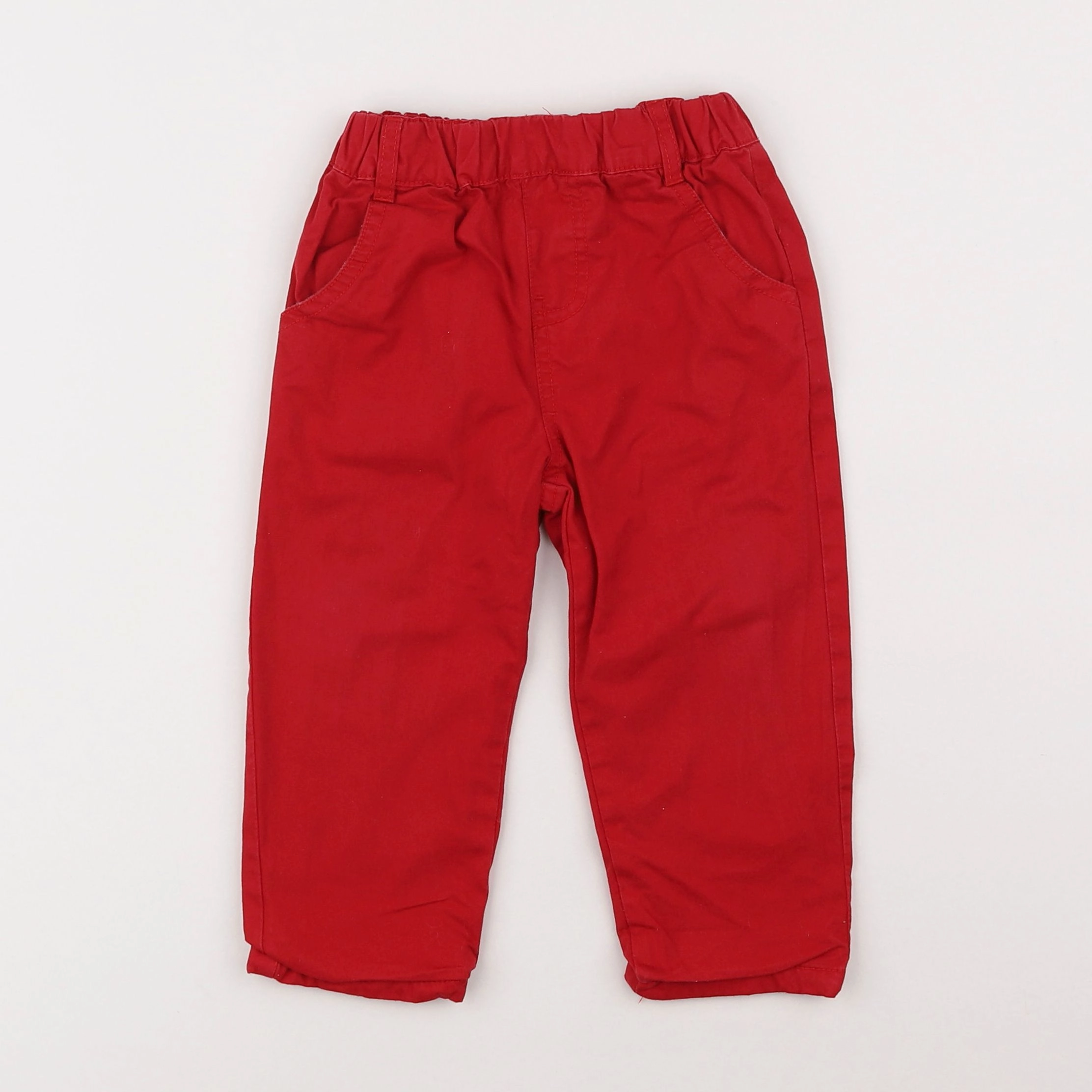 Boutchou - pantalon rouge - 18 mois