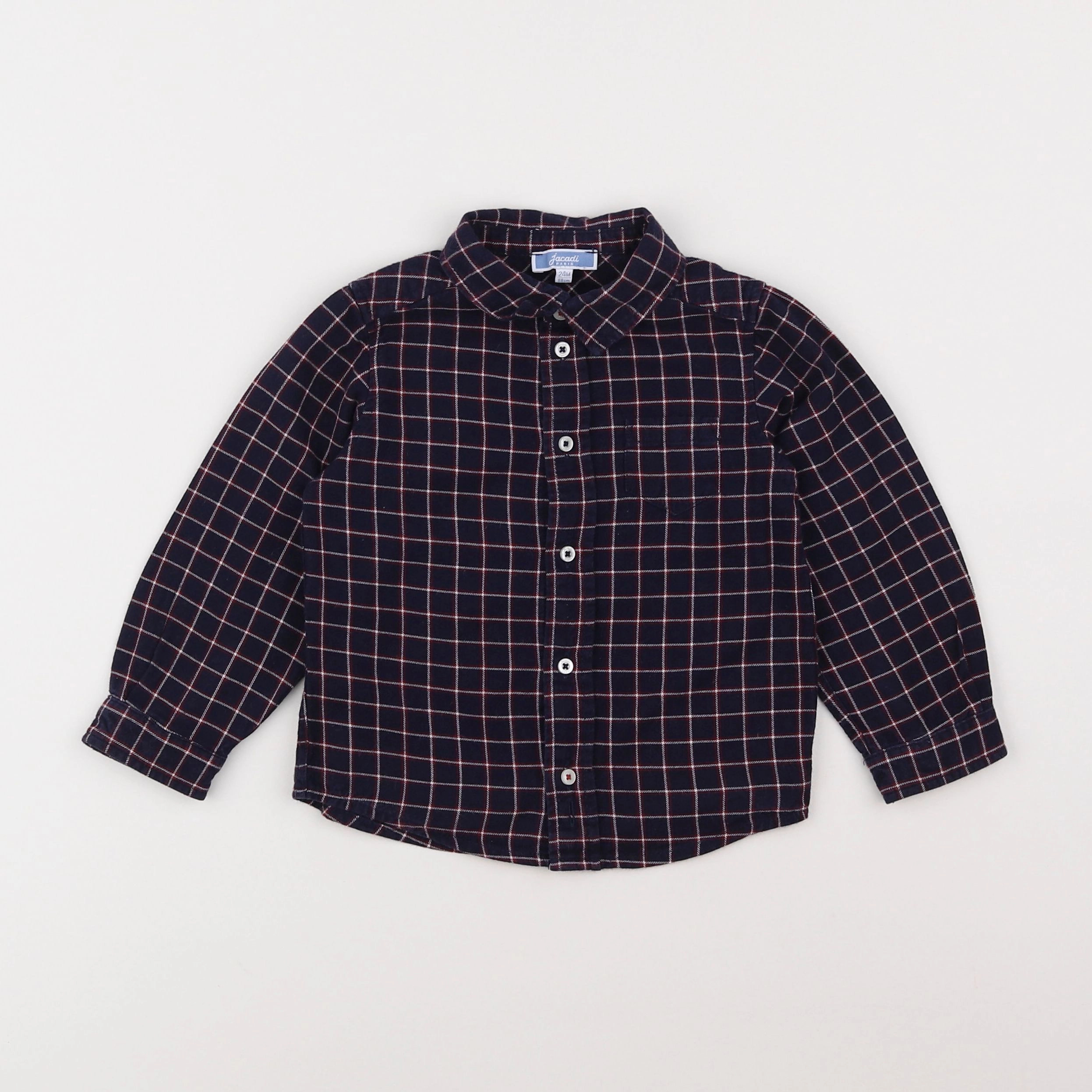 Jacadi - chemise bleu - 2 ans