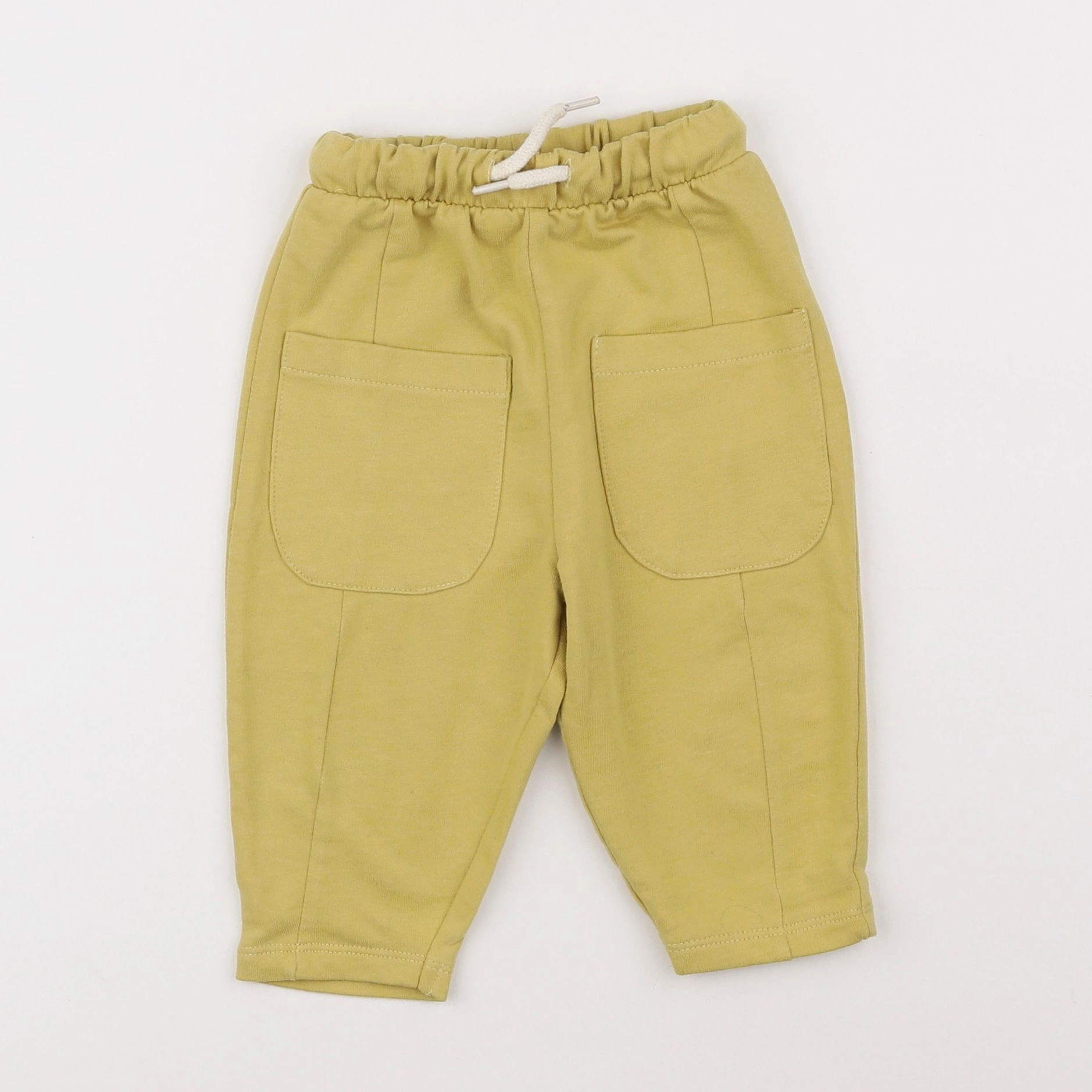Vertbaudet - pantalon jaune - 9 mois