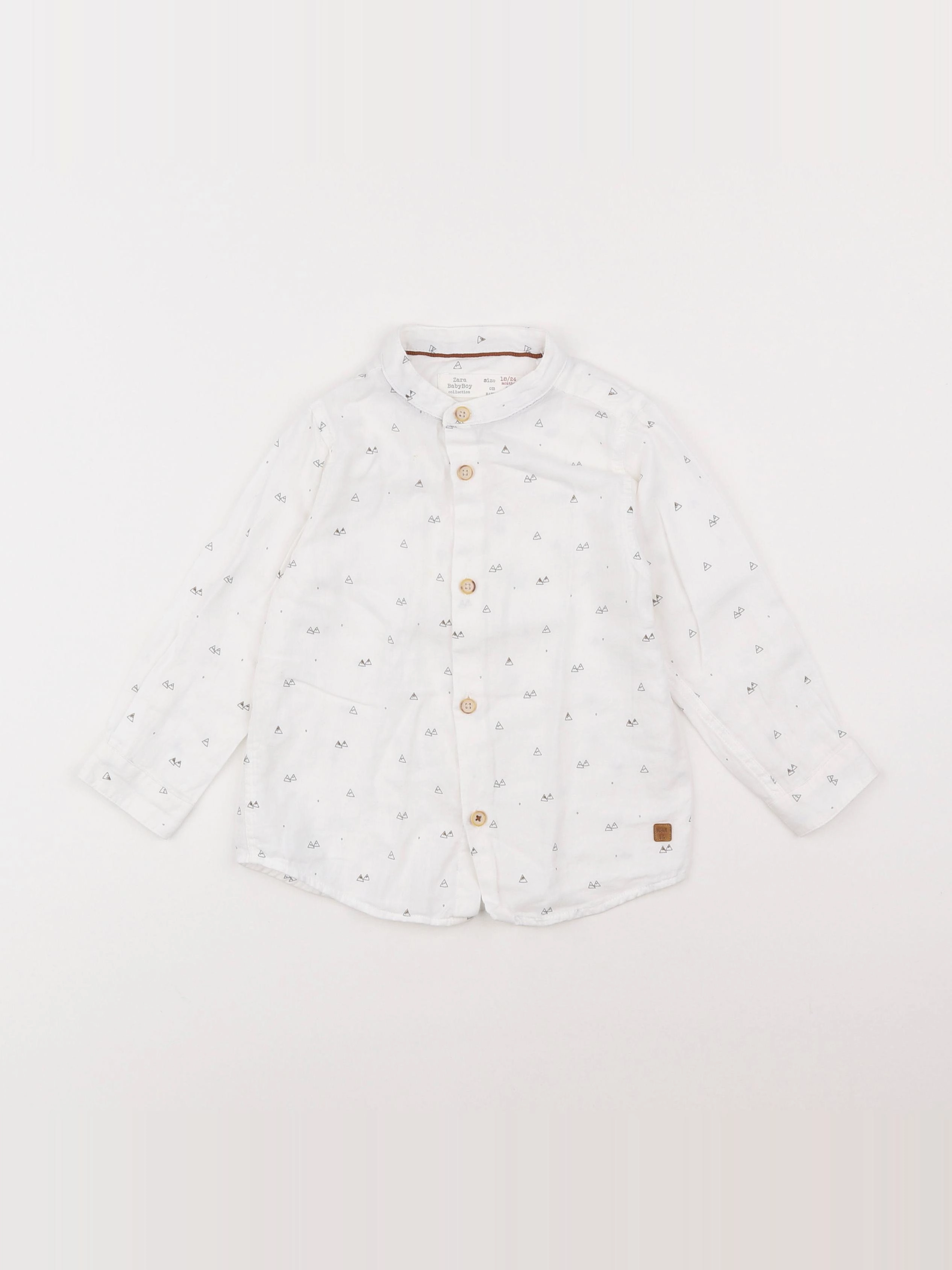 Zara - chemise blanc - 18 mois à 2 ans