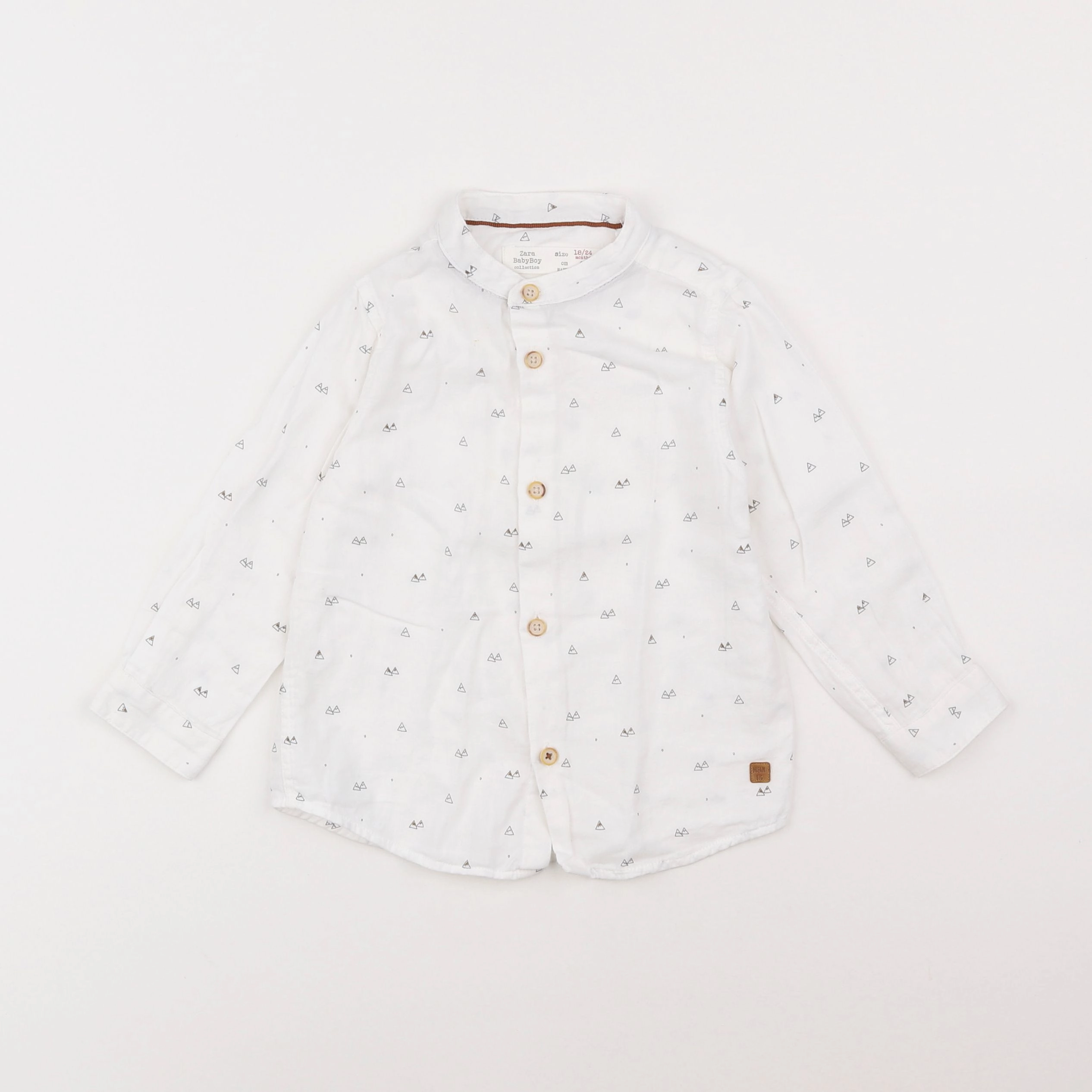 Zara - chemise blanc - 18 mois à 2 ans