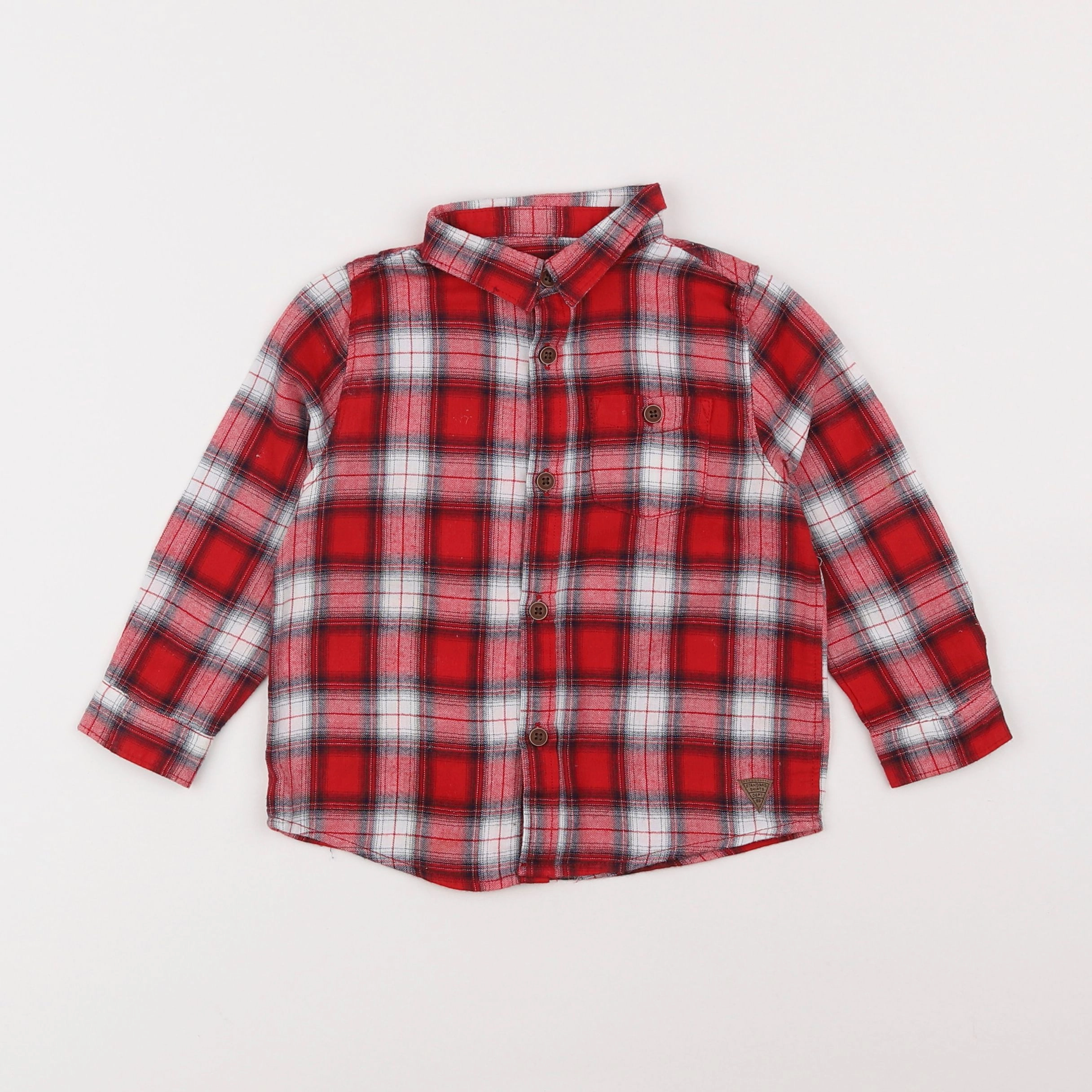 Zara - chemise rouge - 18 mois à 2 ans