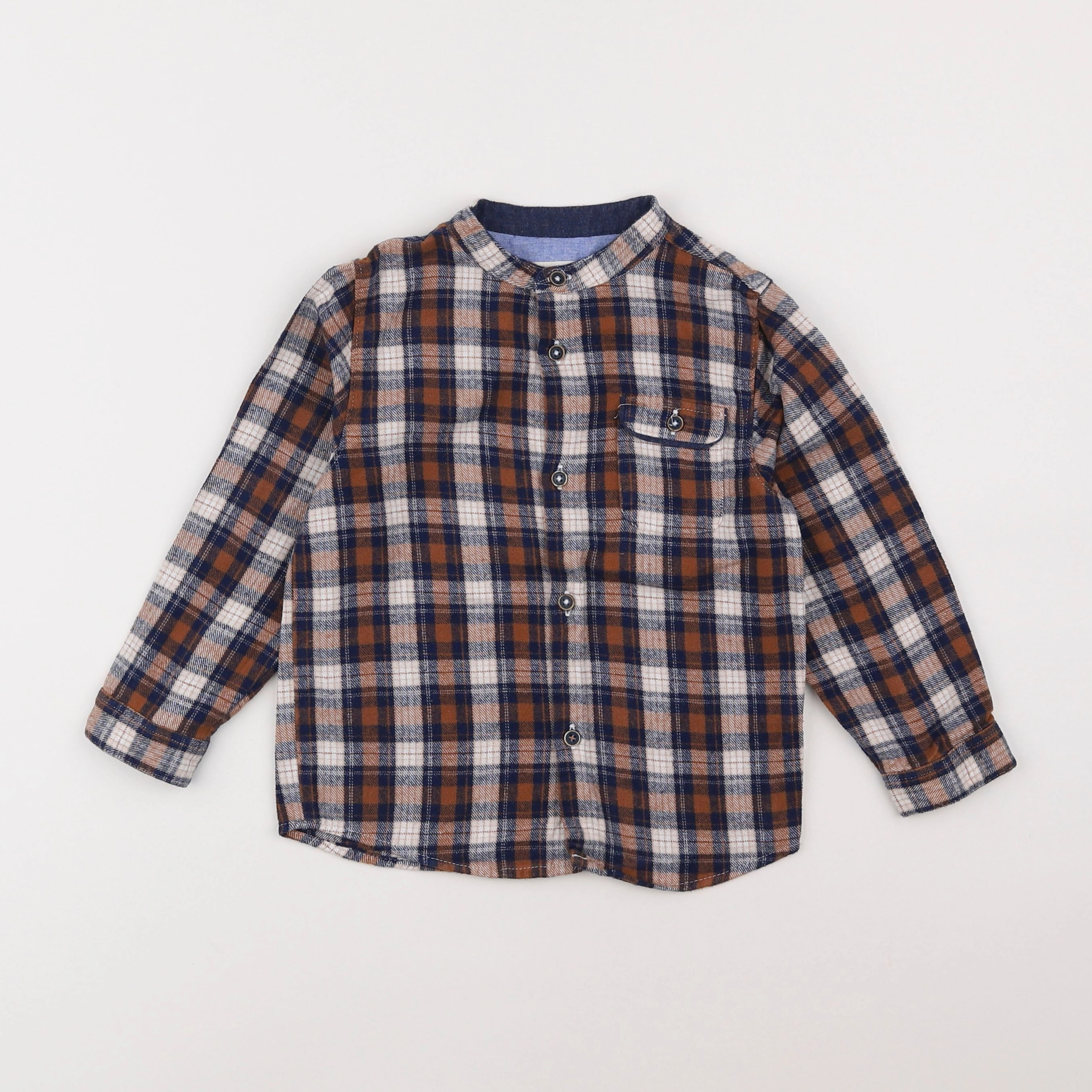 Zara - chemise marron - 3/4 ans