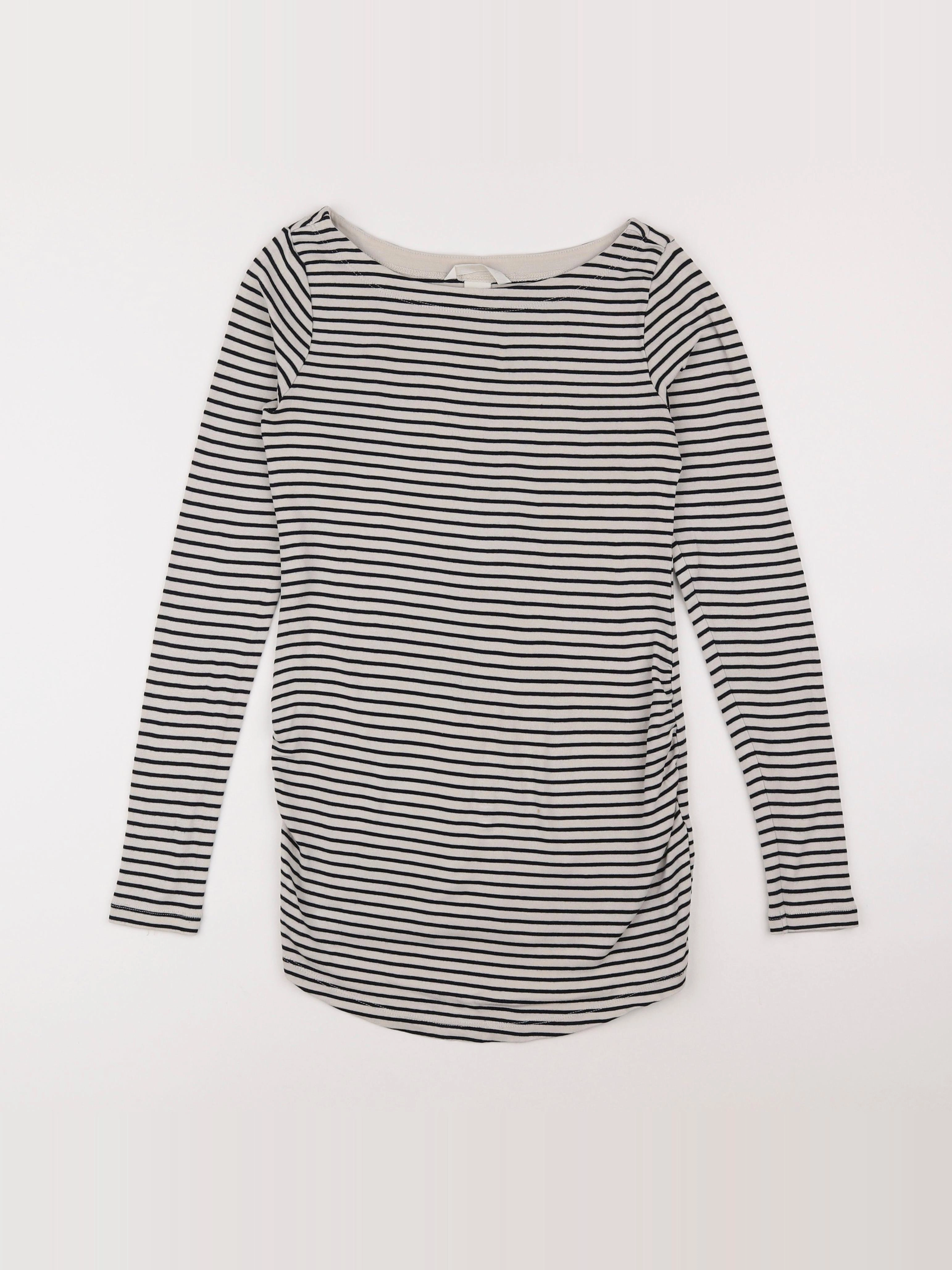 H&M - tee-shirt grossesse beige - 34 à 36