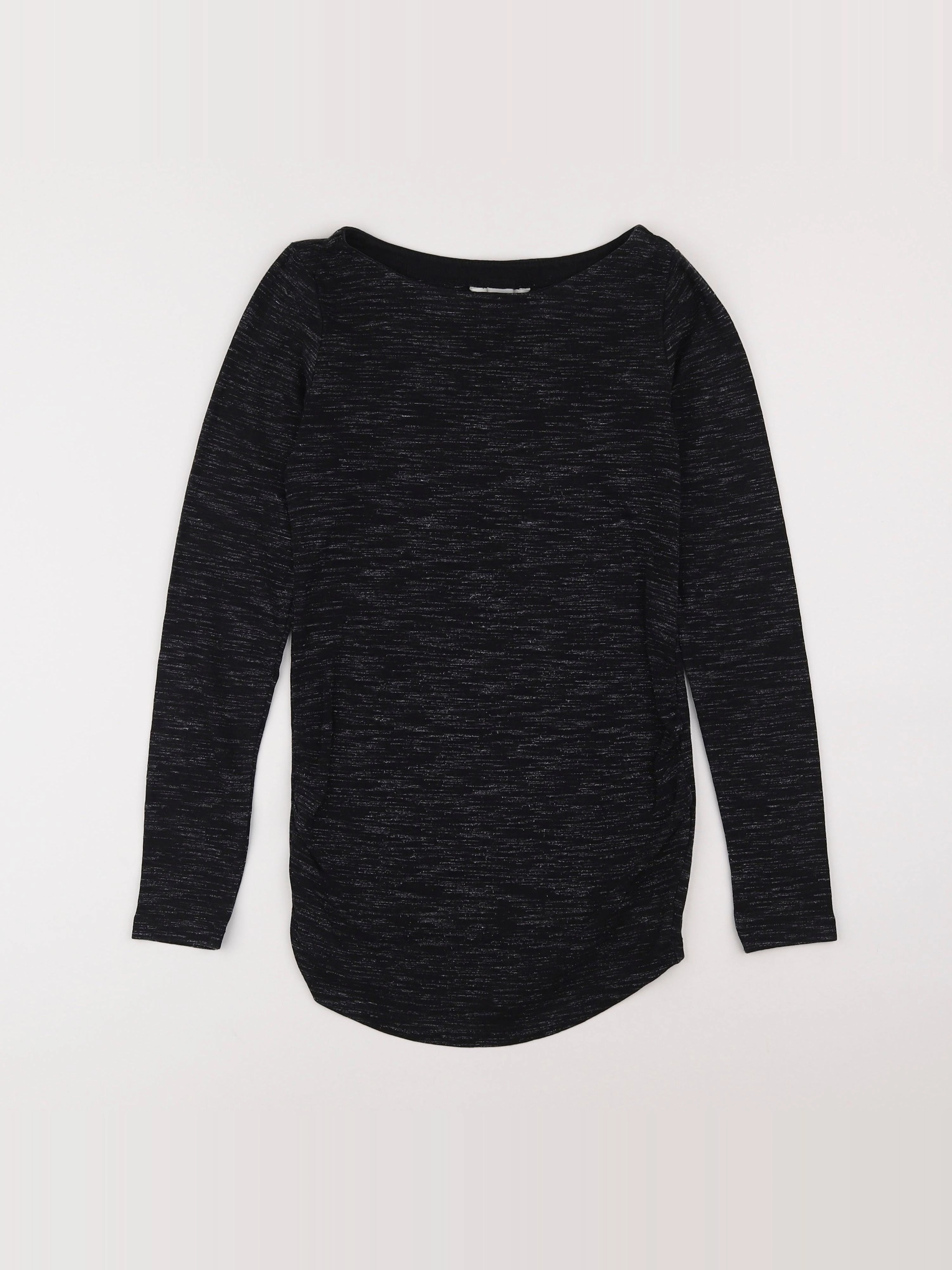 H&M - tee-shirt grossesse gris - 36 à 38